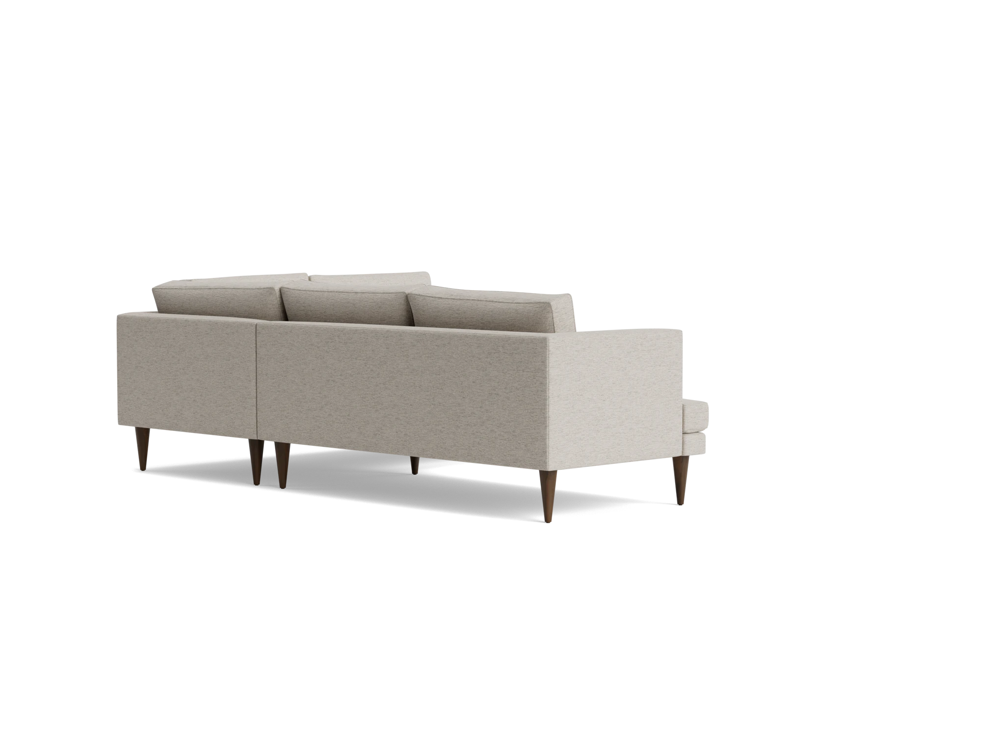 preston sectional with bumper %282 piece%29 merit dove