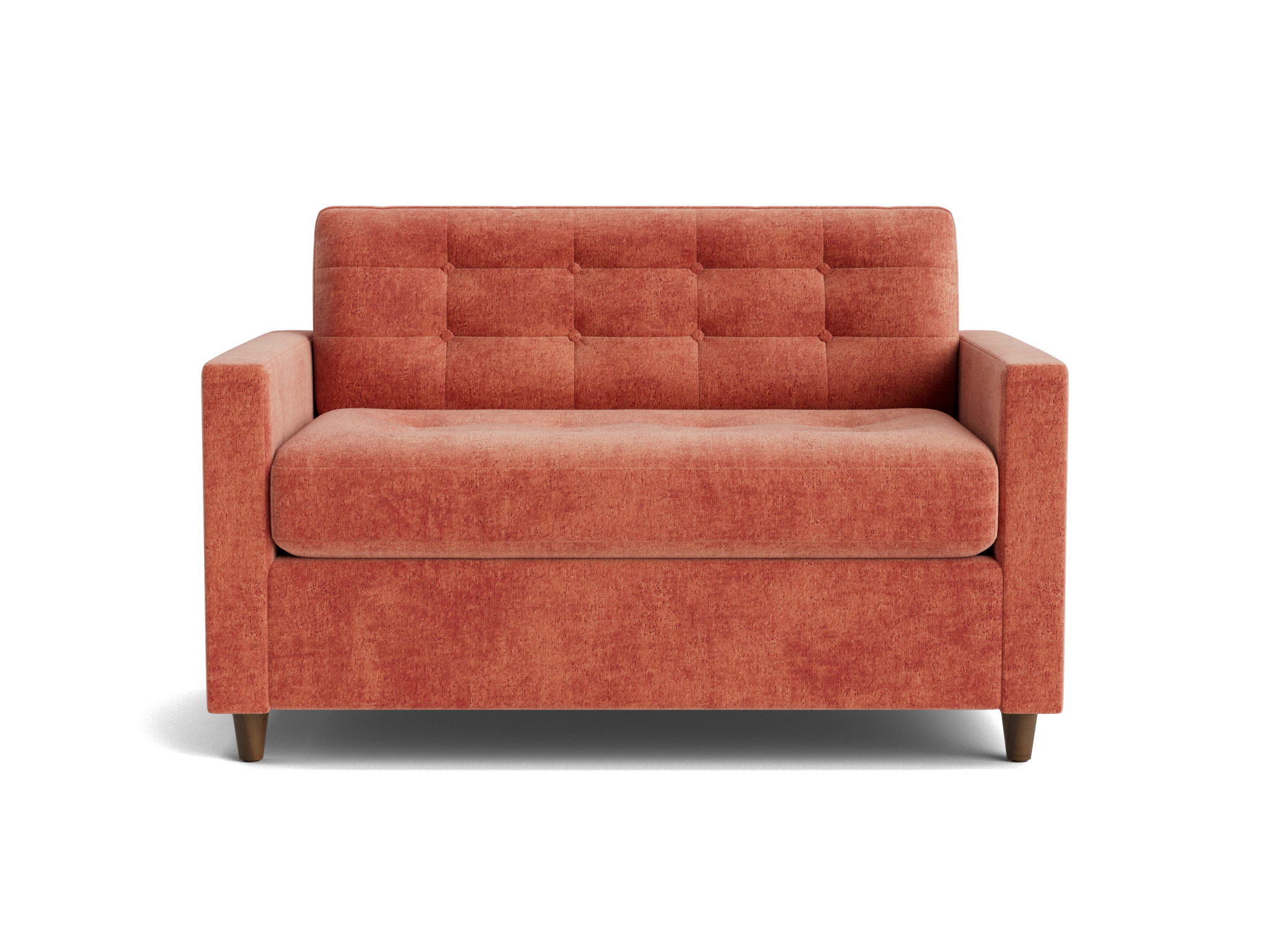 eliot twin sleeper sofa plush terra rose
