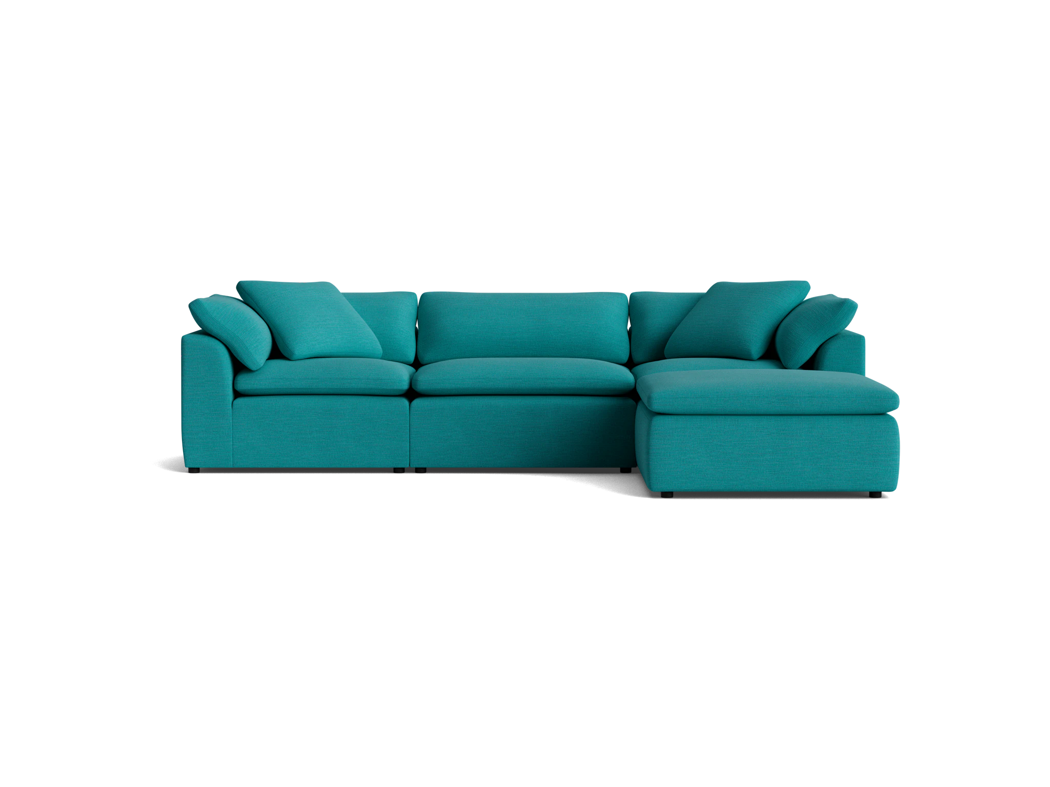 bryant modular sectional lucky turquoise