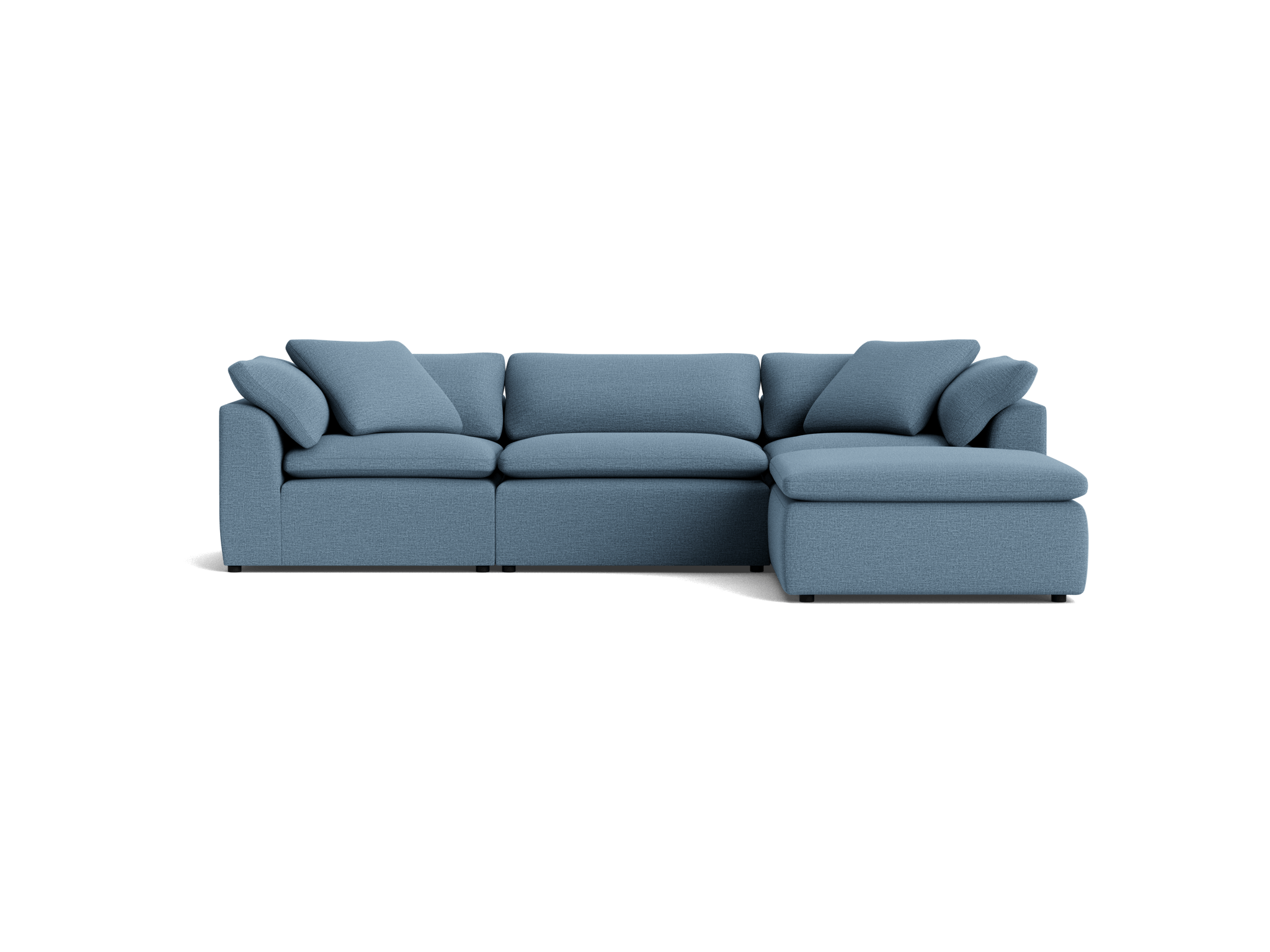 bryant modular sectional milo french blue