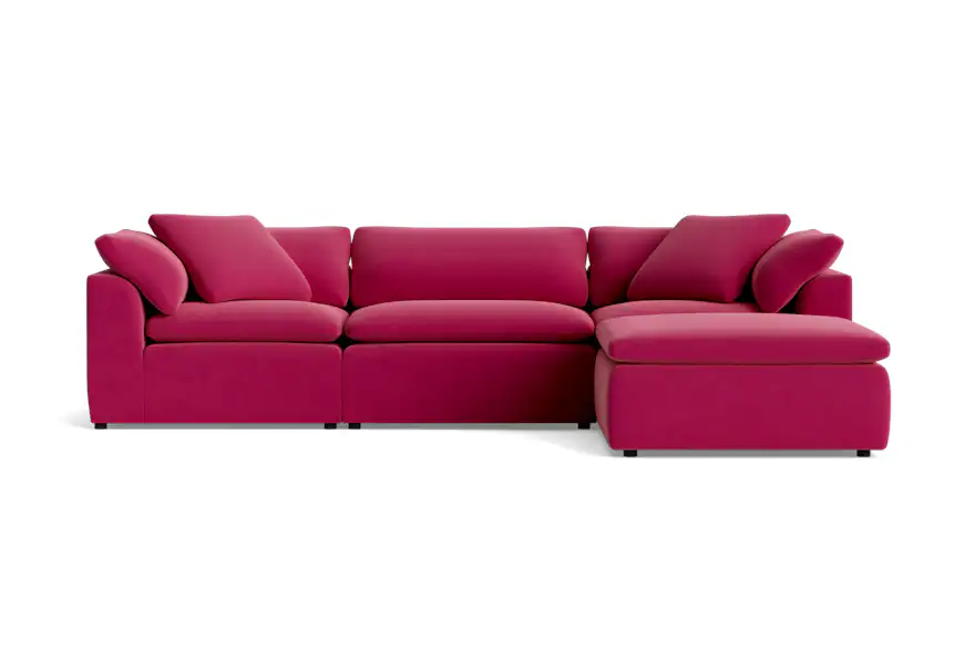 bryant modular sectional royale berry