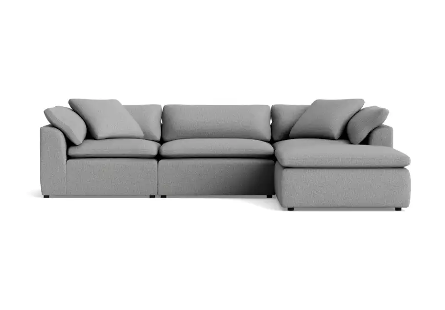 bryant modular sectional taylor felt gray