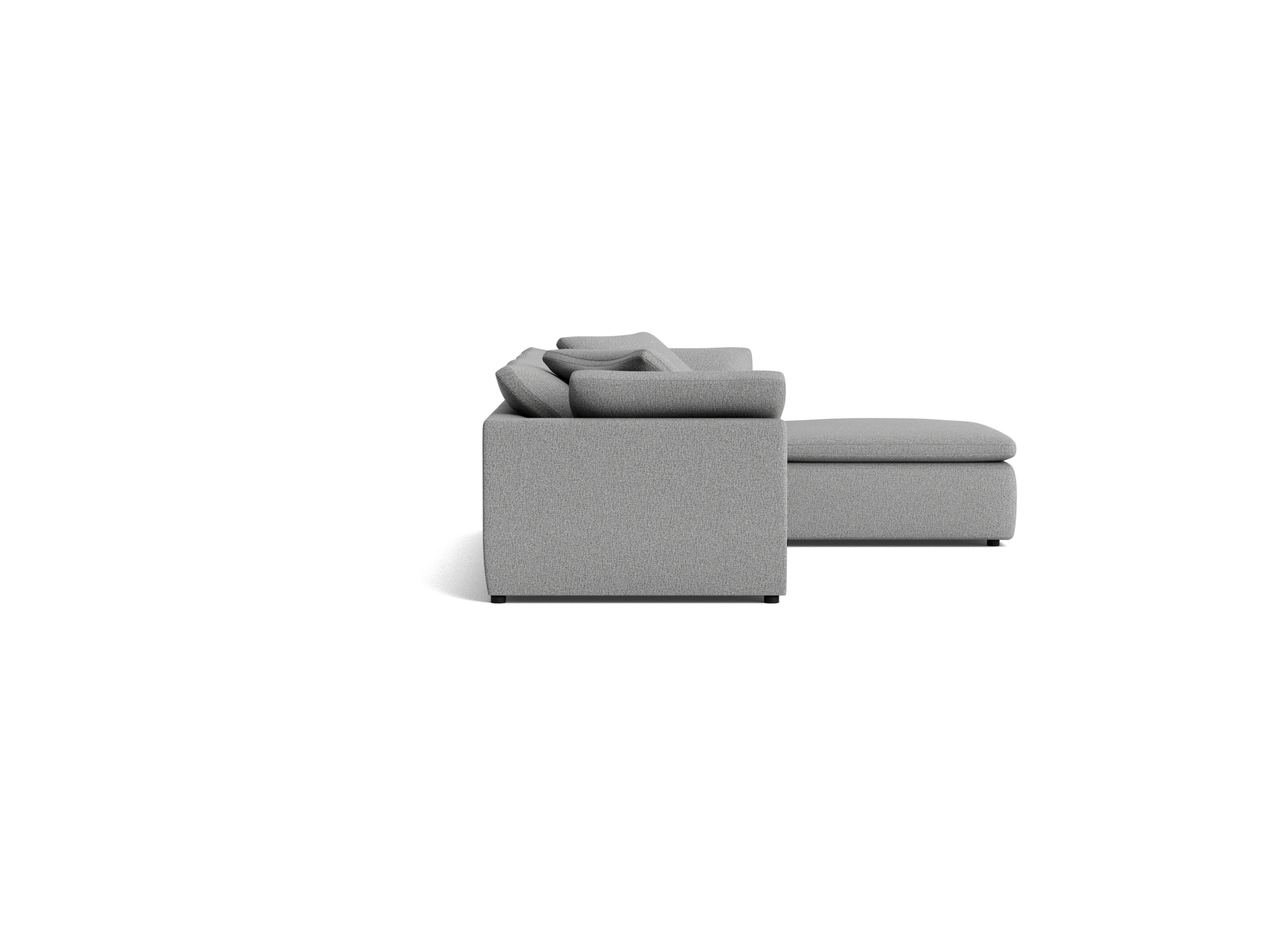 bryant modular sectional taylor felt gray