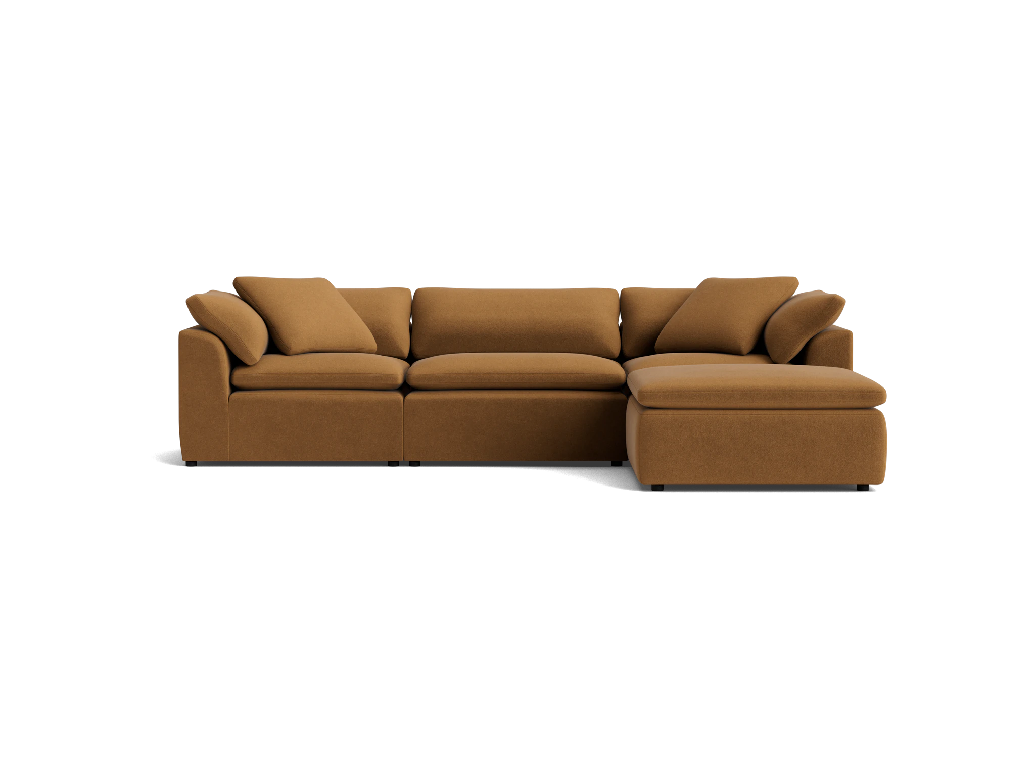 bryant modular sectional banks nutmeg