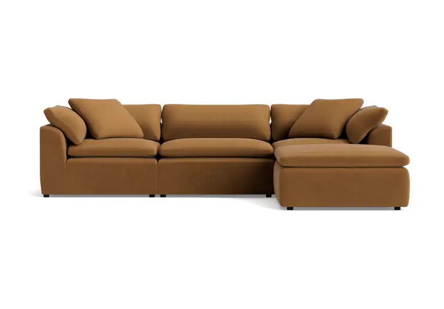 bryant modular sectional banks nutmeg