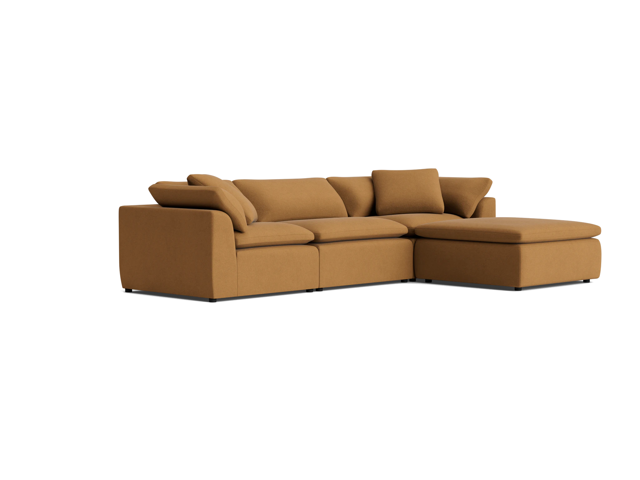 bryant modular sectional banks nutmeg