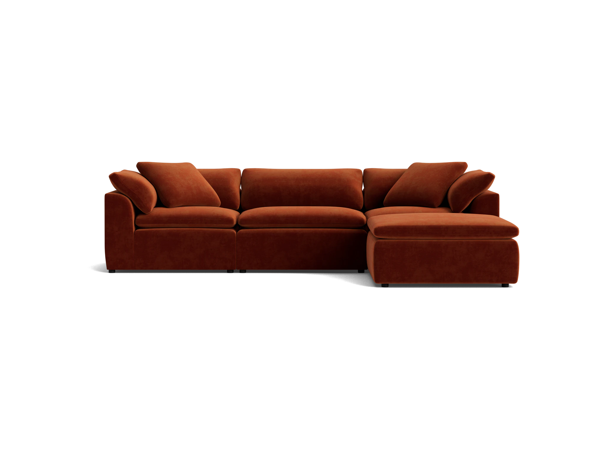 bryant modular sectional harper cinnamon