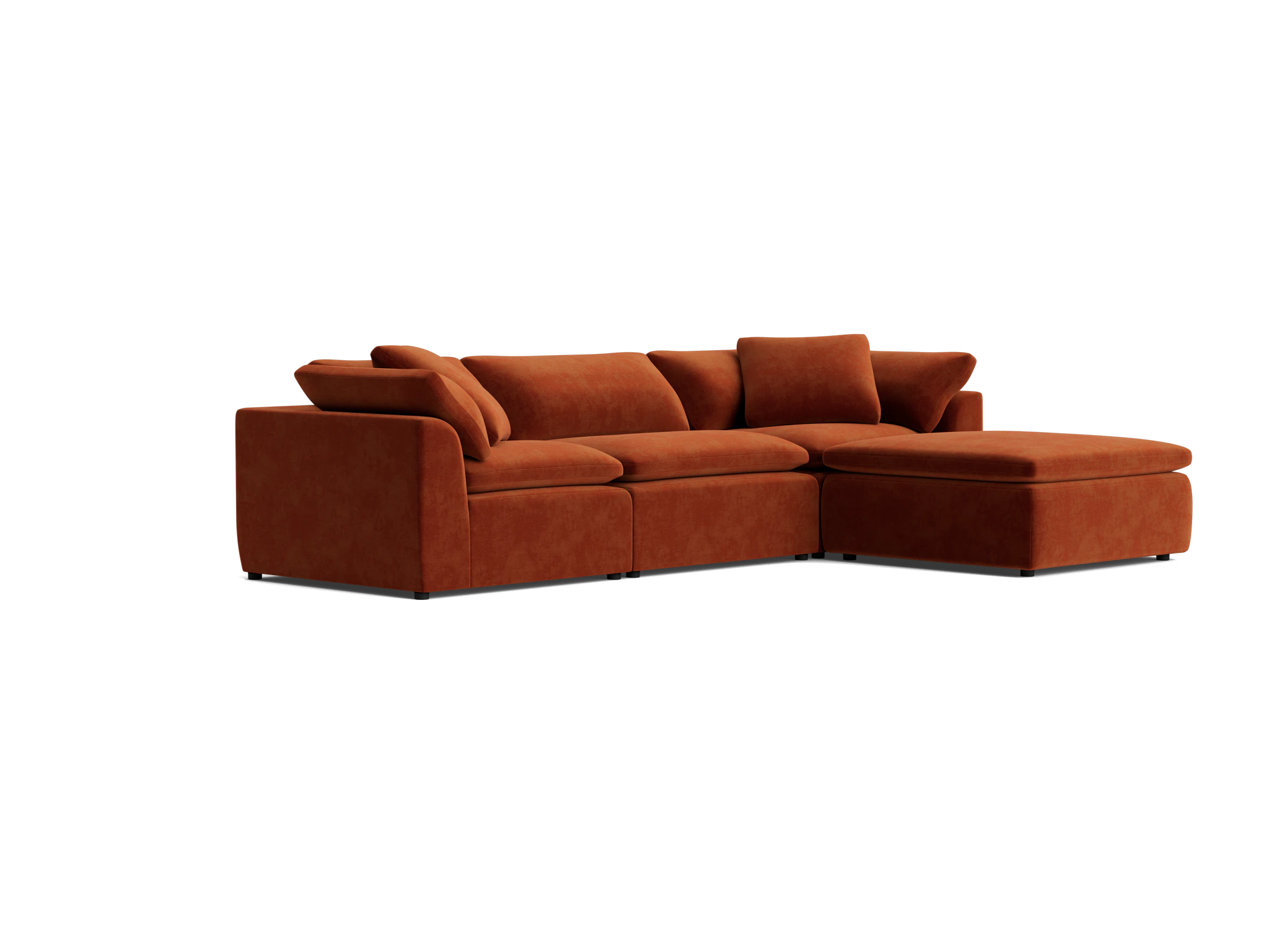 bryant modular sectional harper cinnamon