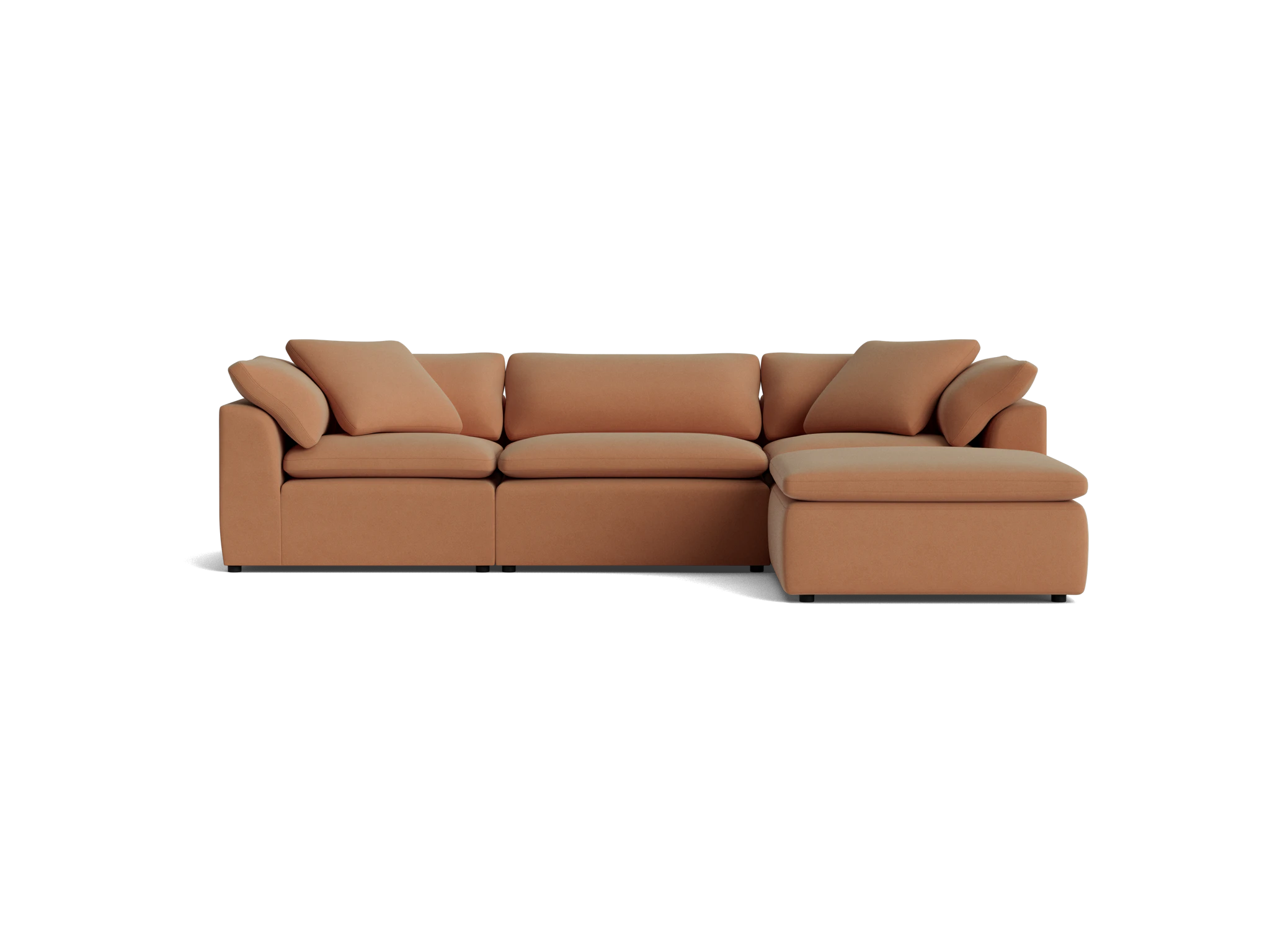 bryant modular sectional royale pantone mocha mousse