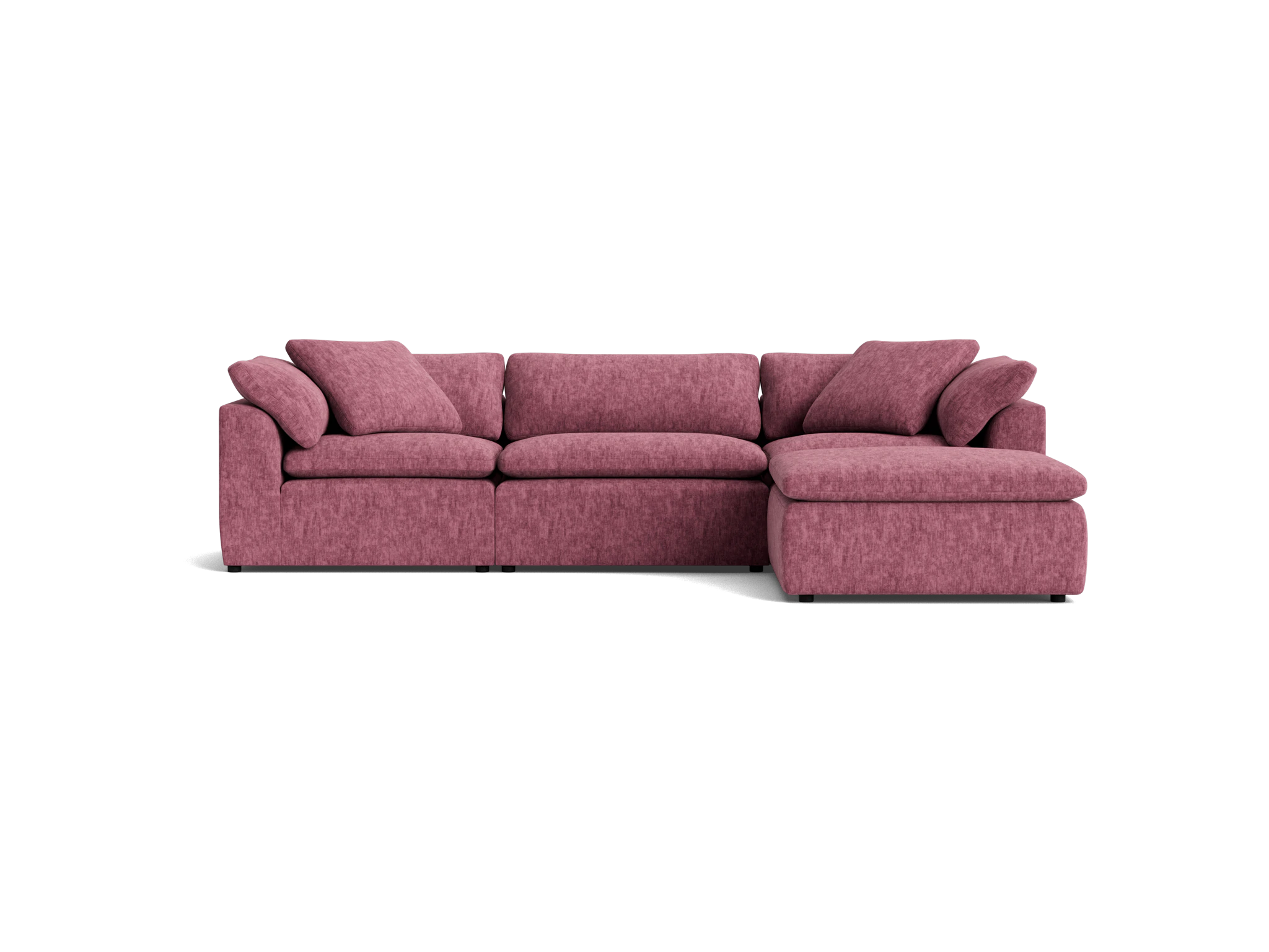 bryant modular sectional crave pantone heather rose