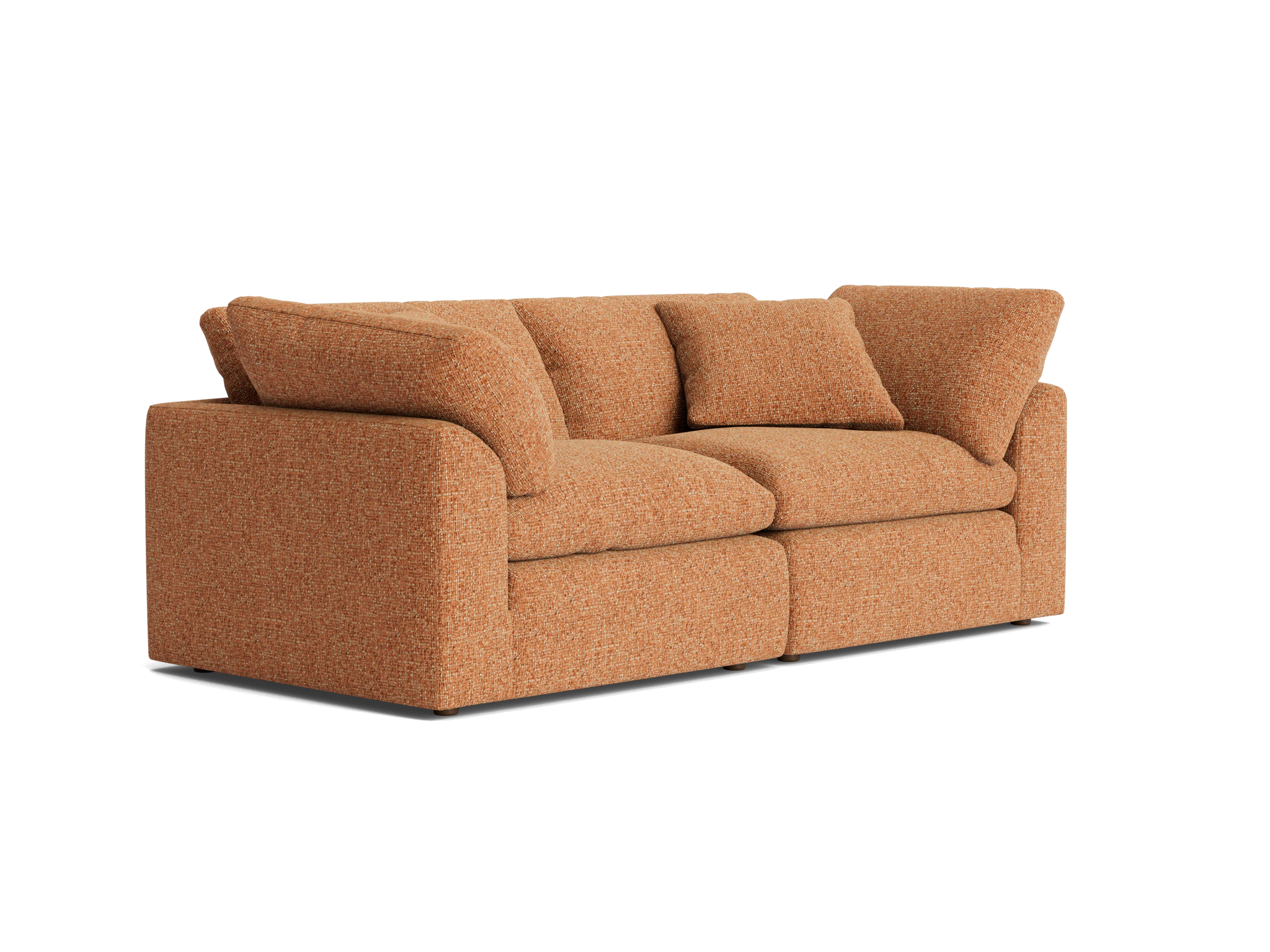 bryant loveseat %282 piece%29 bungalow pantone glazed ginger