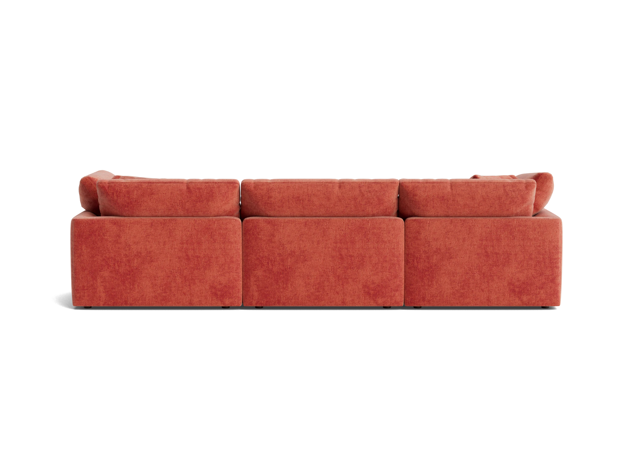 bryant modular sofa %283 piece%29 plush terra rose