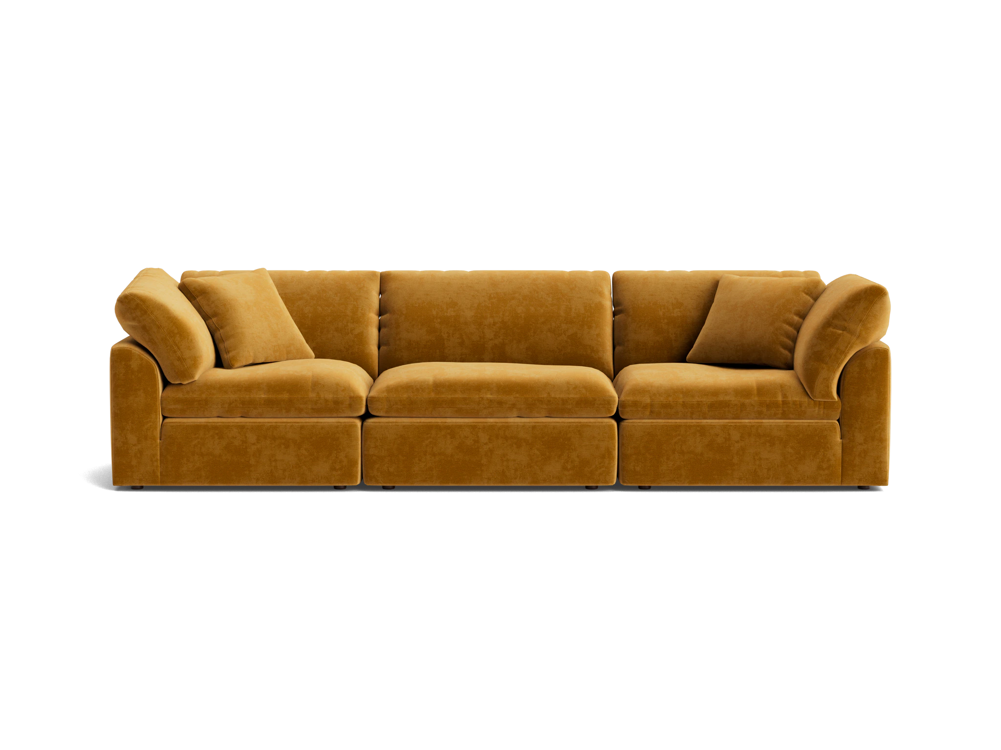 bryant modular sofa %283 piece%29 harper amber gold