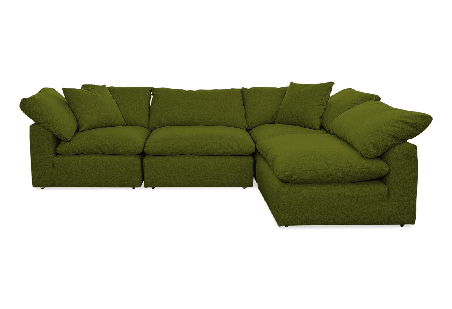 bryant sectional %284 piece%29 royale apple