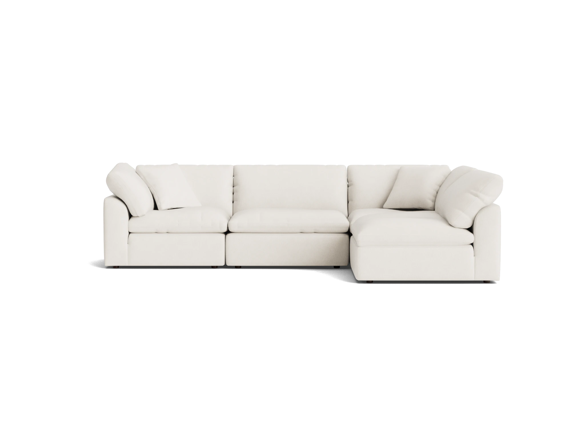 bryant sectional %284 piece%29 sunbrella loft white