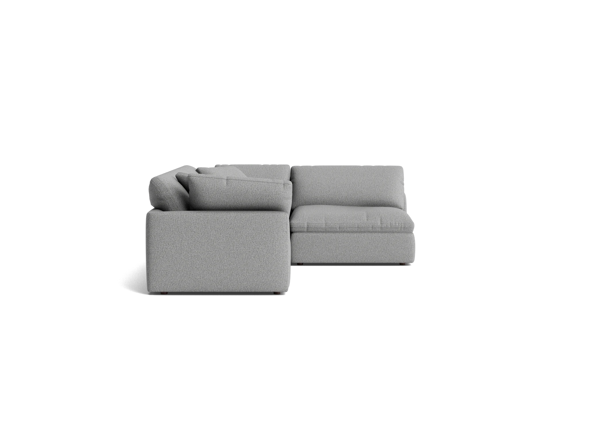 bryant sectional %284 piece%29 taylor felt gray