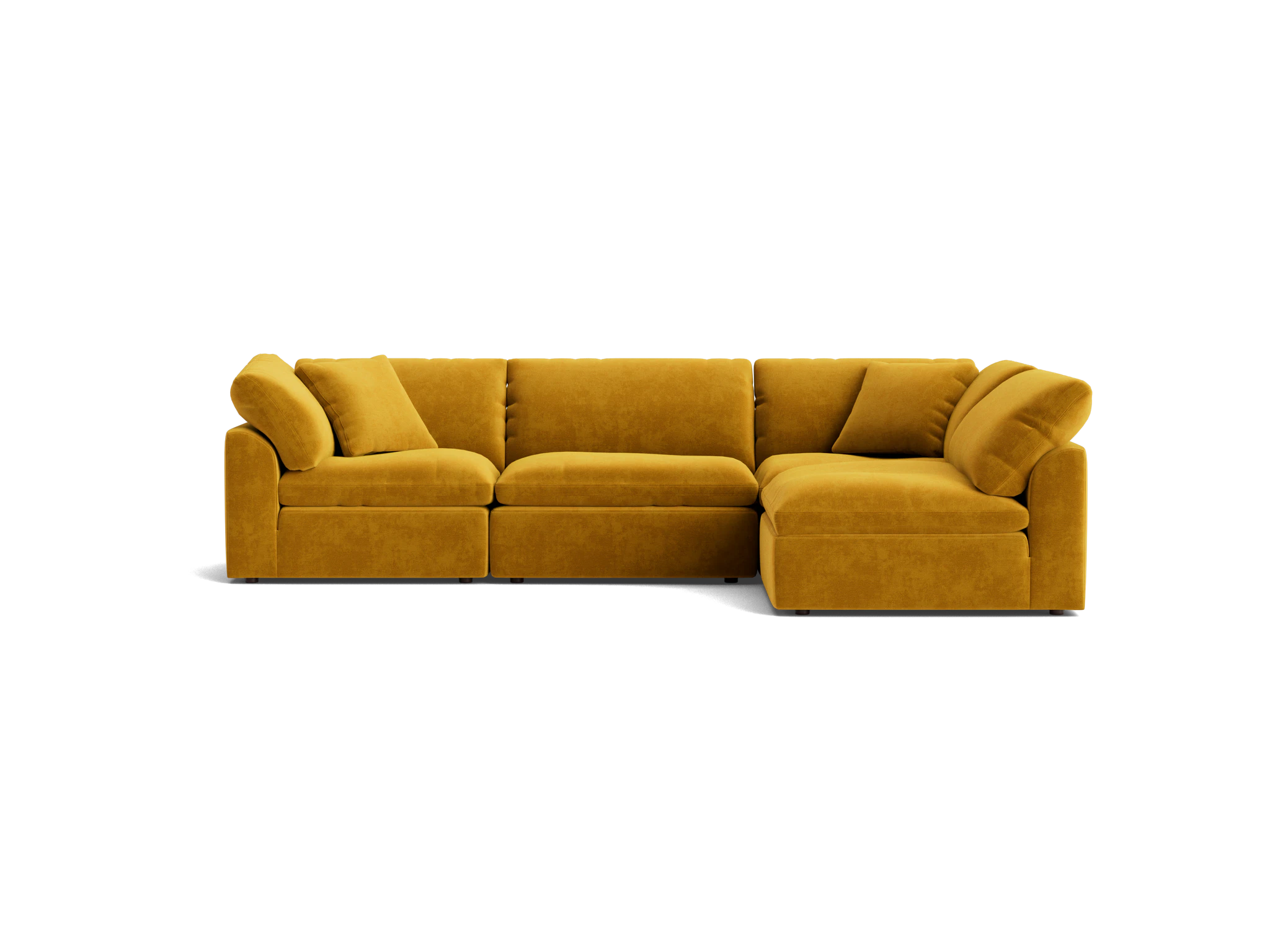 bryant sectional %284 piece%29 harper amber gold