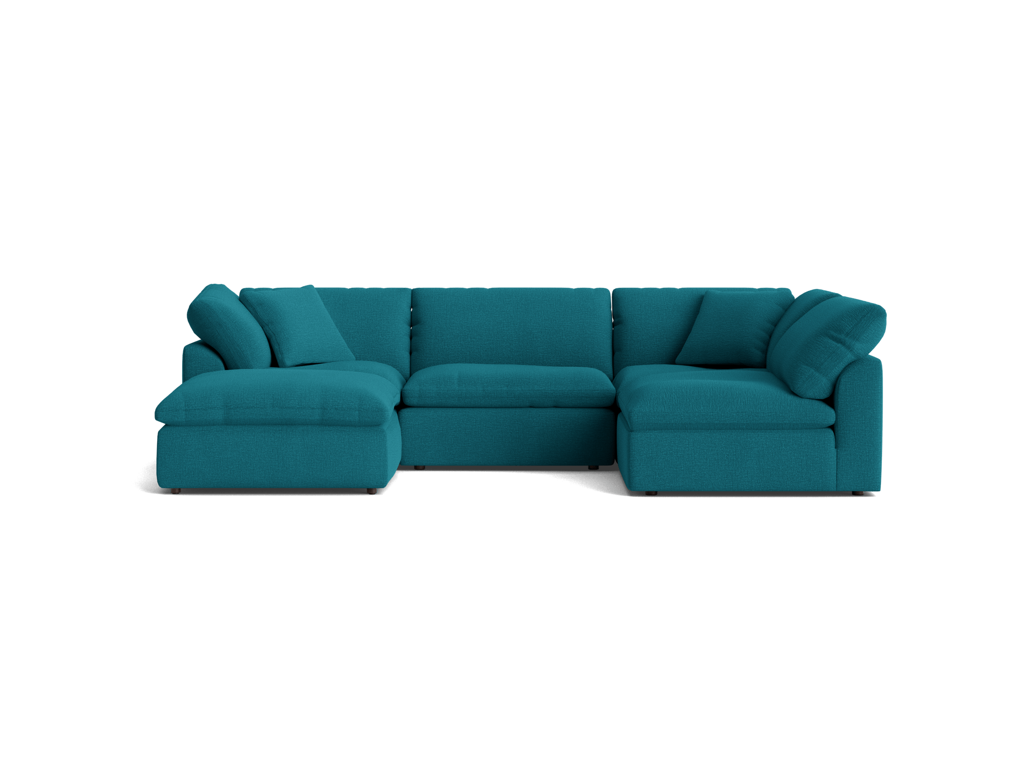 bryant sofa bumper sectional piece) key largo zenith teal