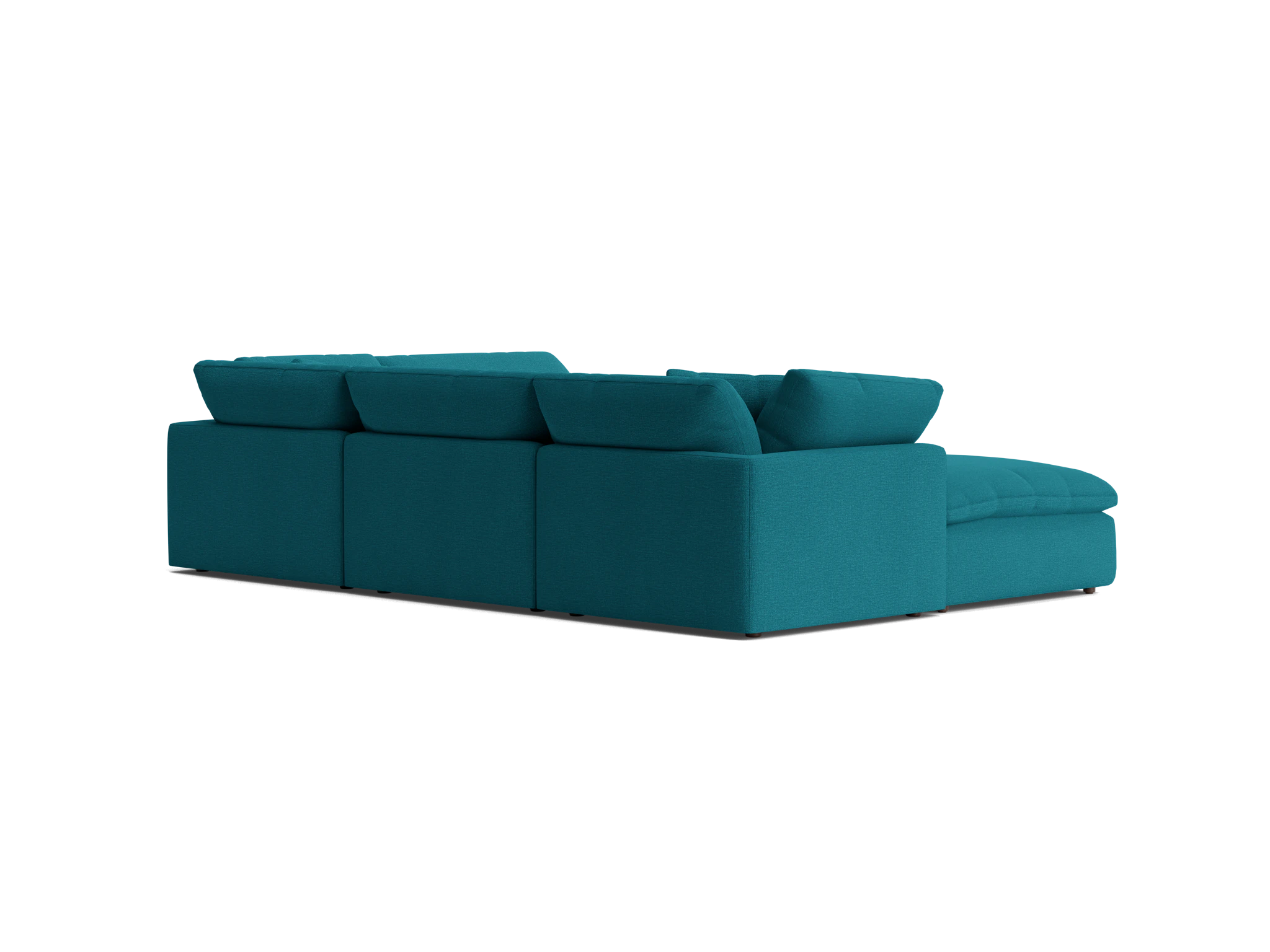 bryant sofa bumper sectional %285 piece%29 key largo zenith teal