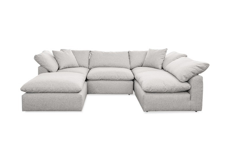 bryant sofa bumper sectional %285 piece%29 sunbrella premier fog