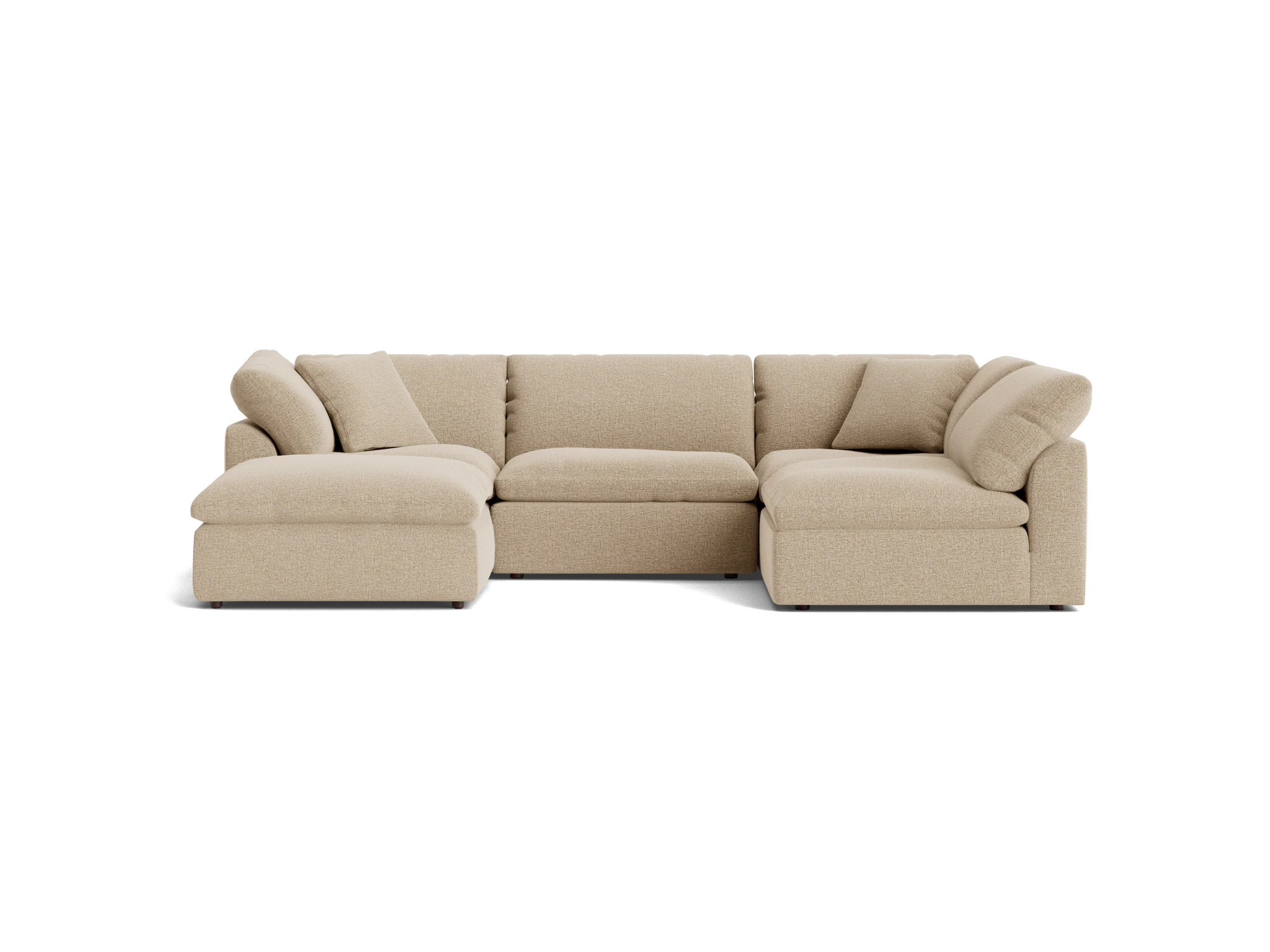 bryant sofa bumper sectional %285 piece%29 cody sandstone
