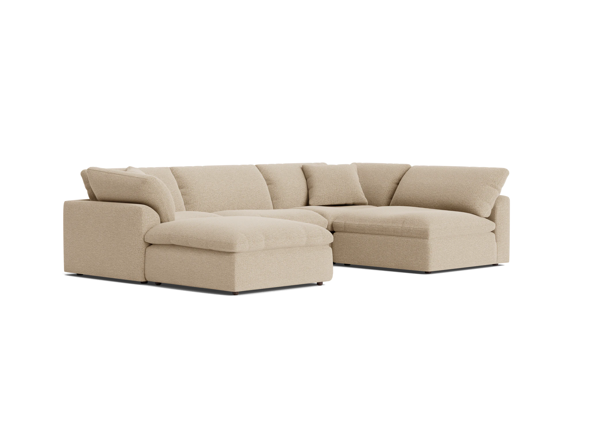 bryant sofa bumper sectional %285 piece%29 cody sandstone