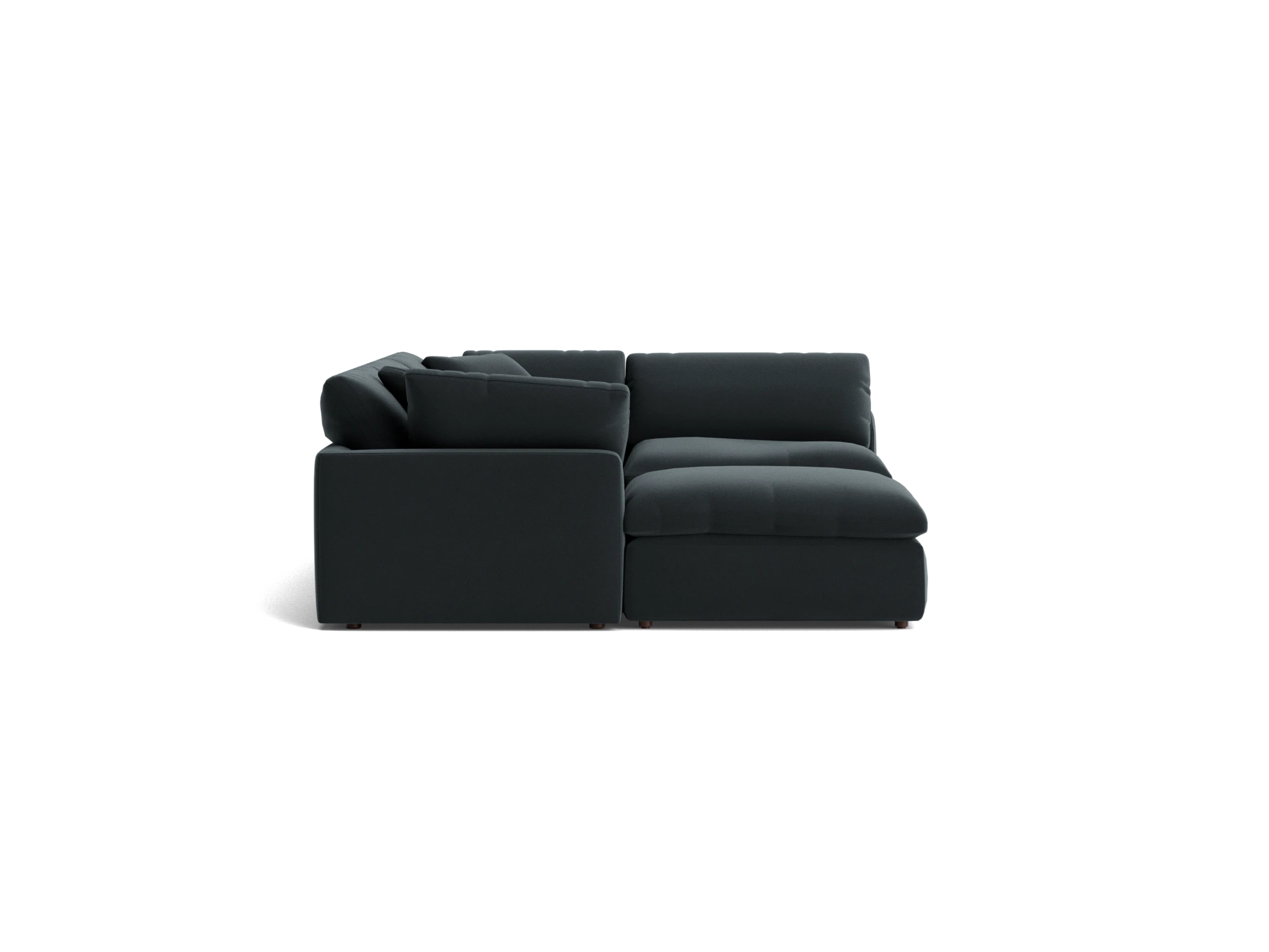 bryant sofa bumper sectional %285 piece%29 royale gunmetal