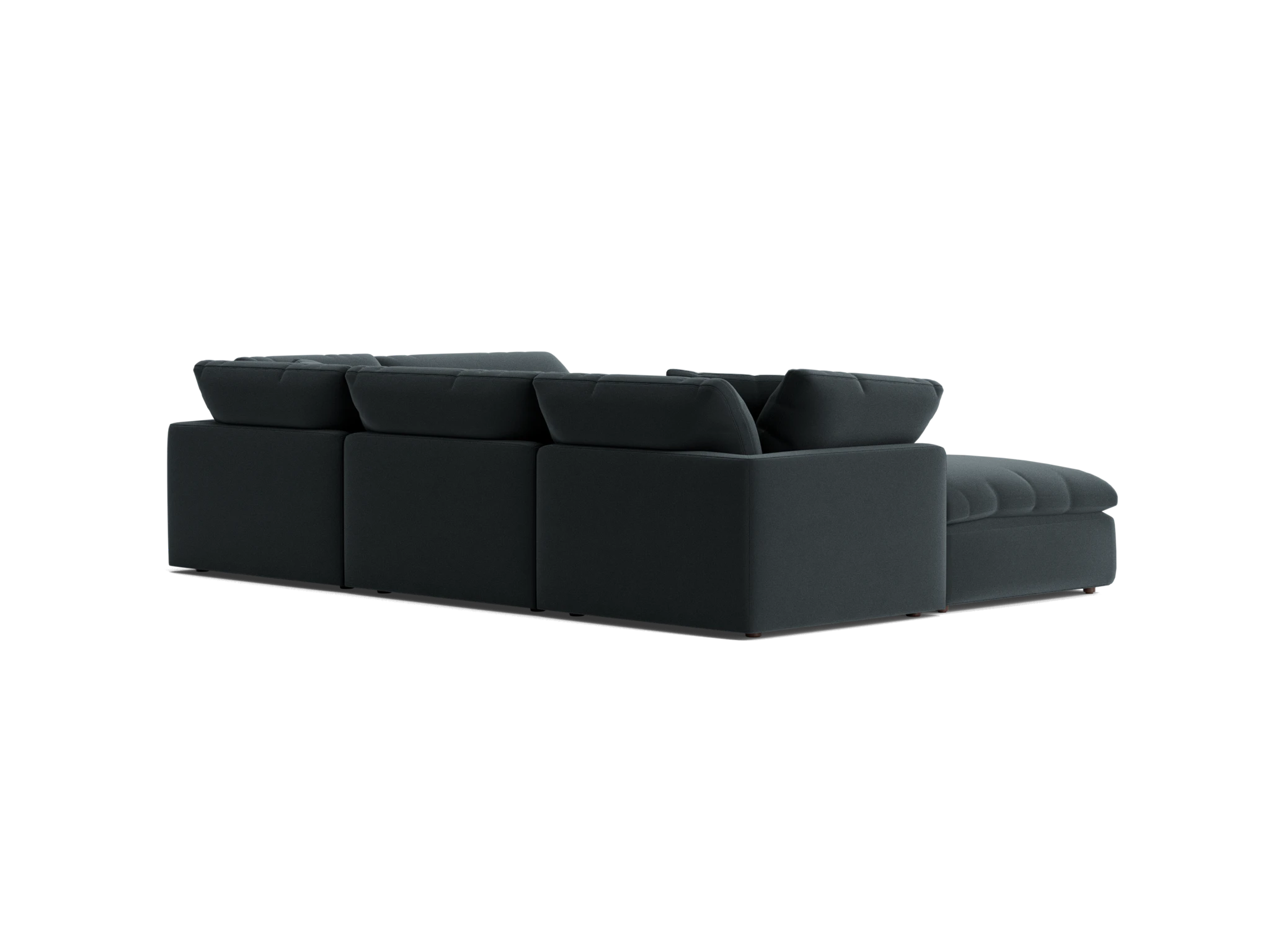 bryant sofa bumper sectional %285 piece%29 royale gunmetal