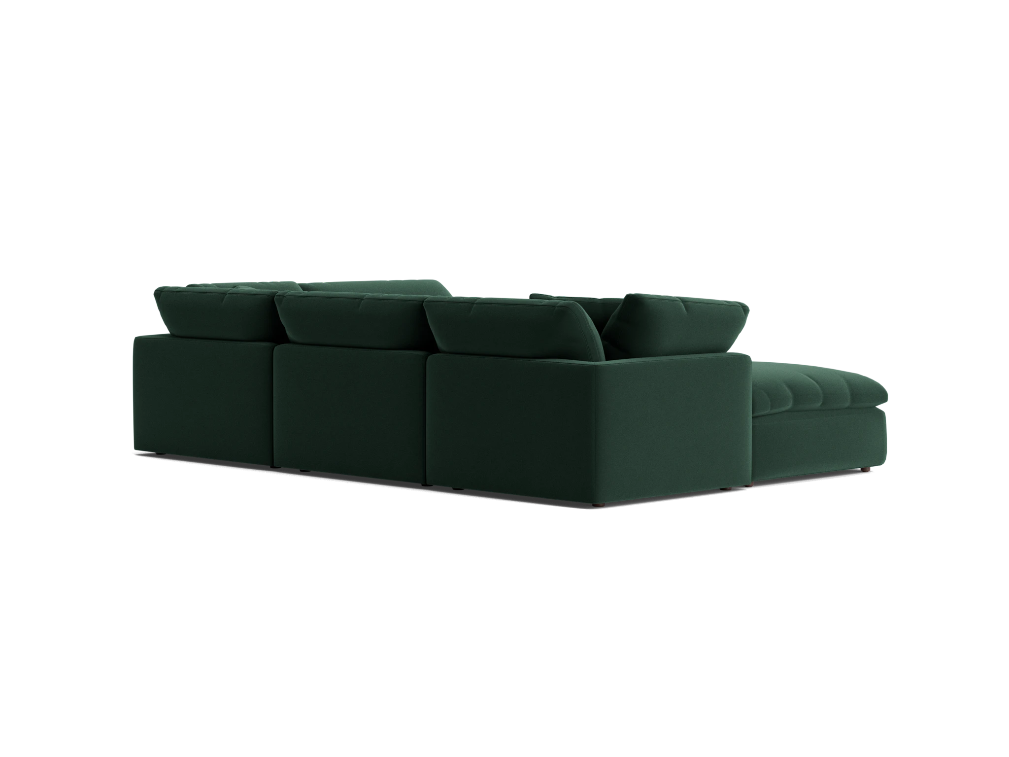 bryant sofa bumper sectional %285 piece%29 royale evergreen