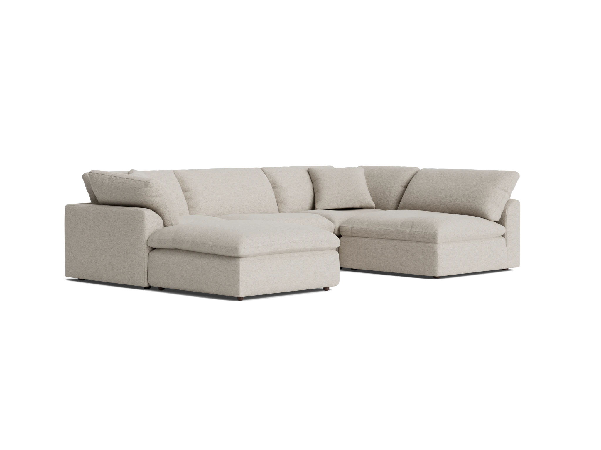 bryant sofa bumper sectional %285 piece%29 merit dove