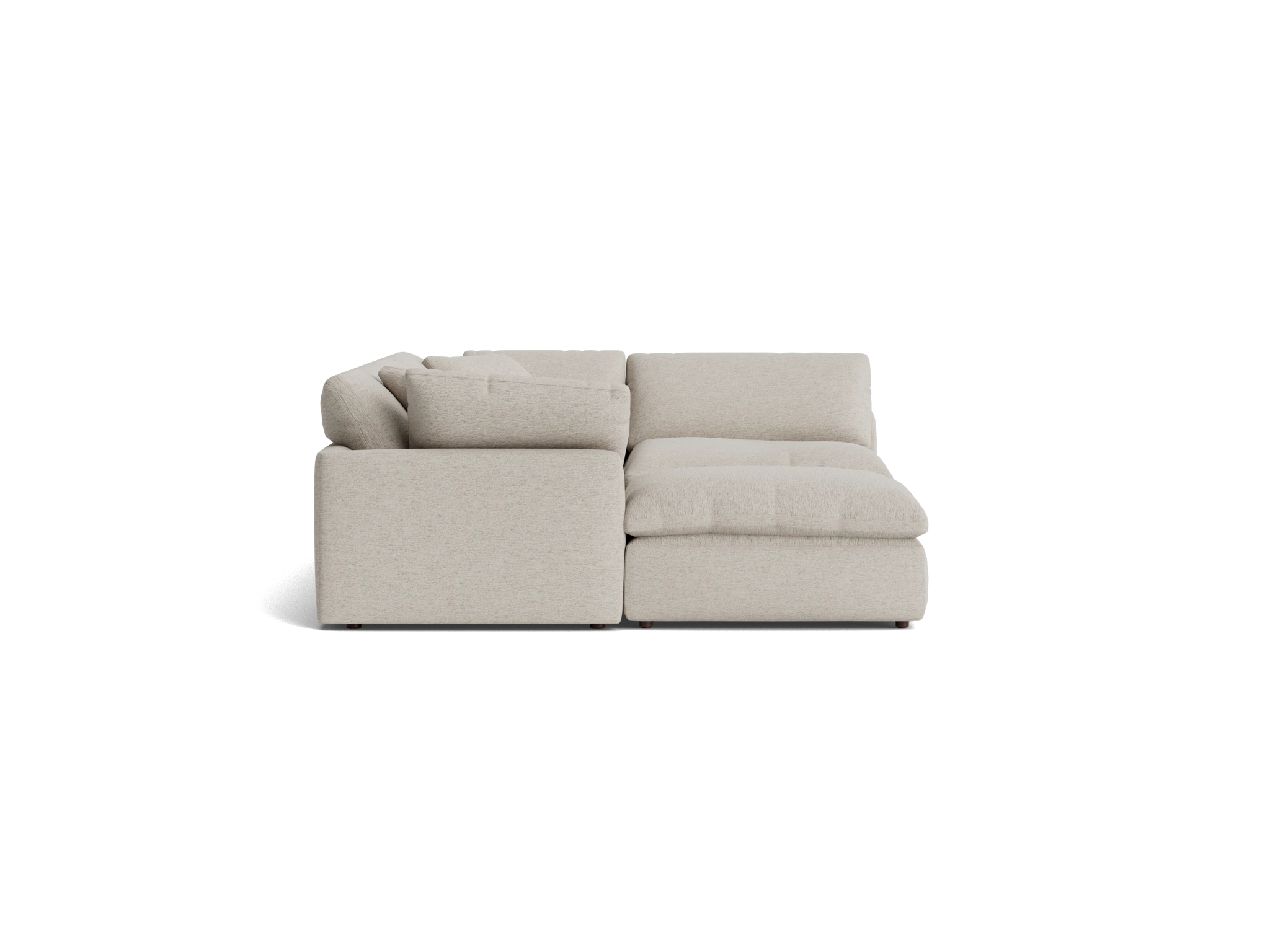 bryant sofa bumper sectional %285 piece%29 merit dove