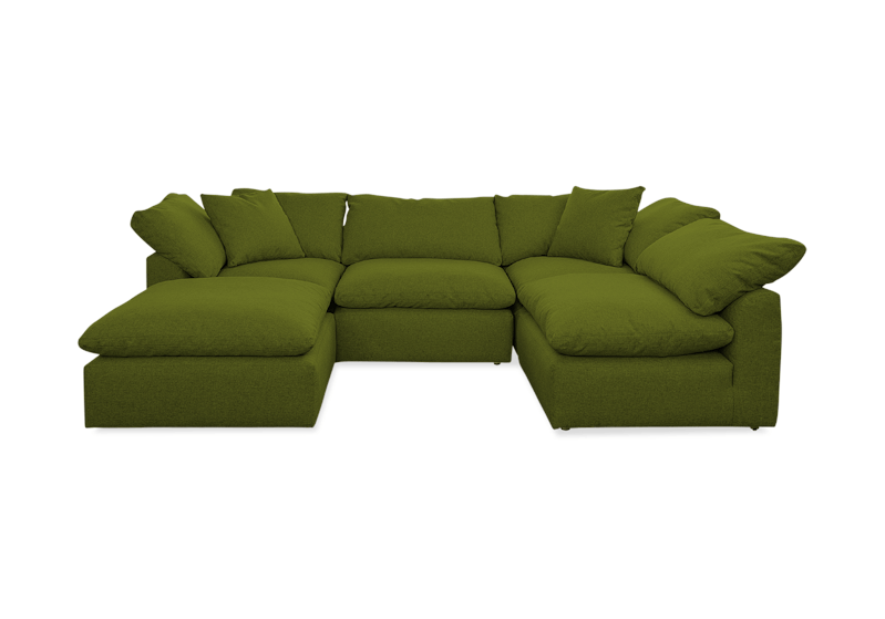 bryant sofa bumper sectional %285 piece%29 royale apple