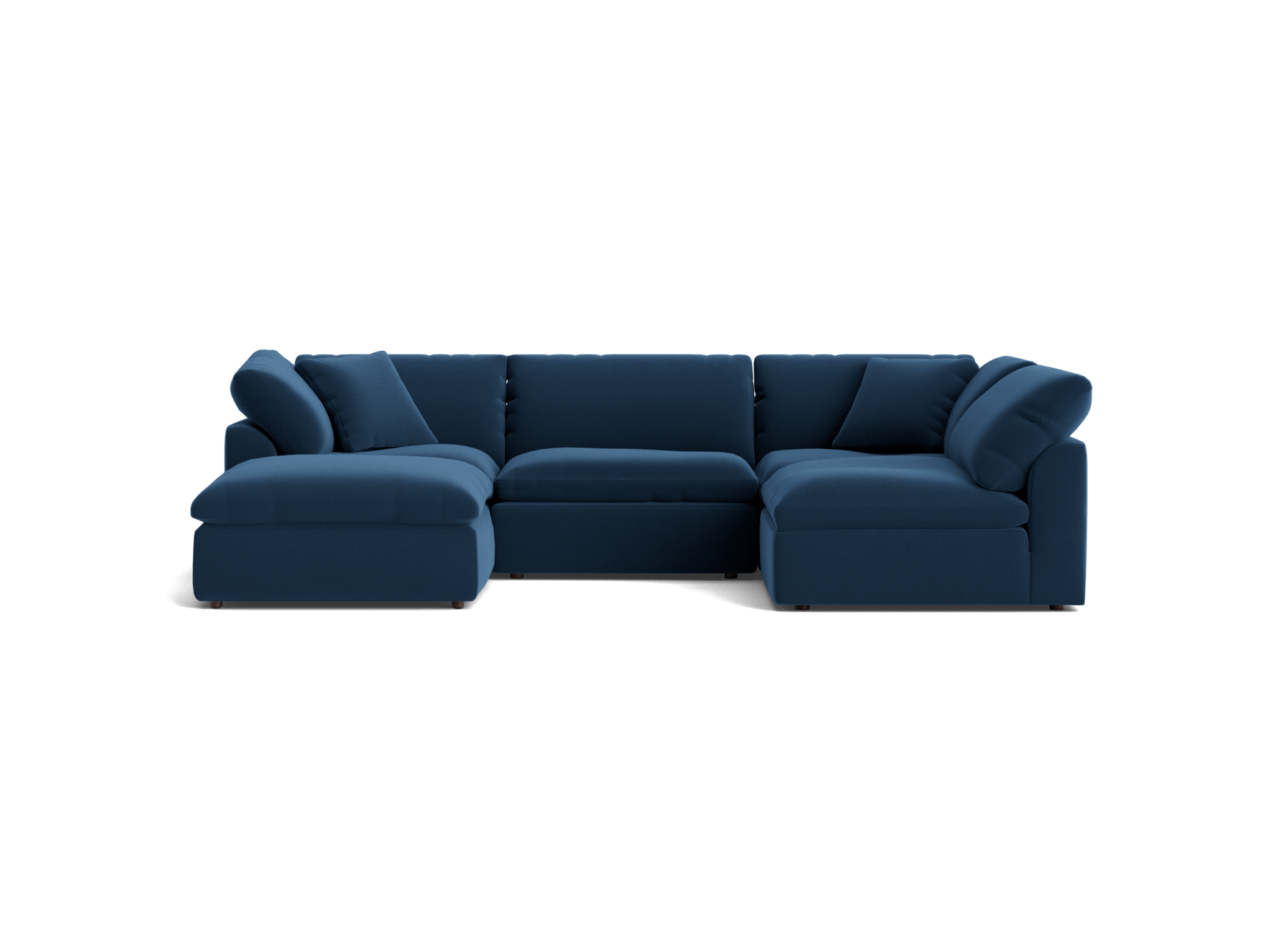 bryant sofa bumper sectional %285 piece%29 royale cobalt
