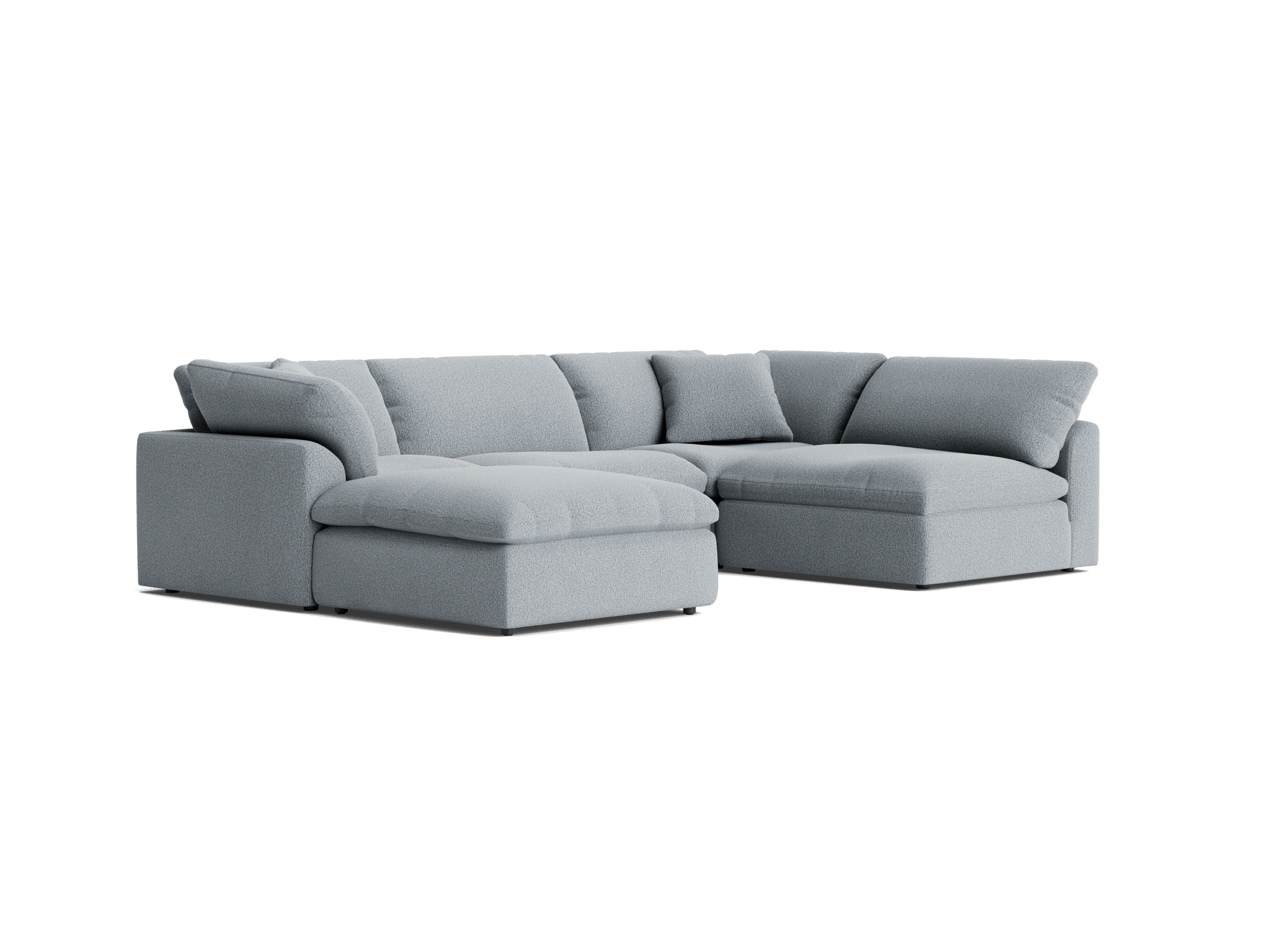 bryant sofa bumper sectional %285 piece%29 synergy pewter