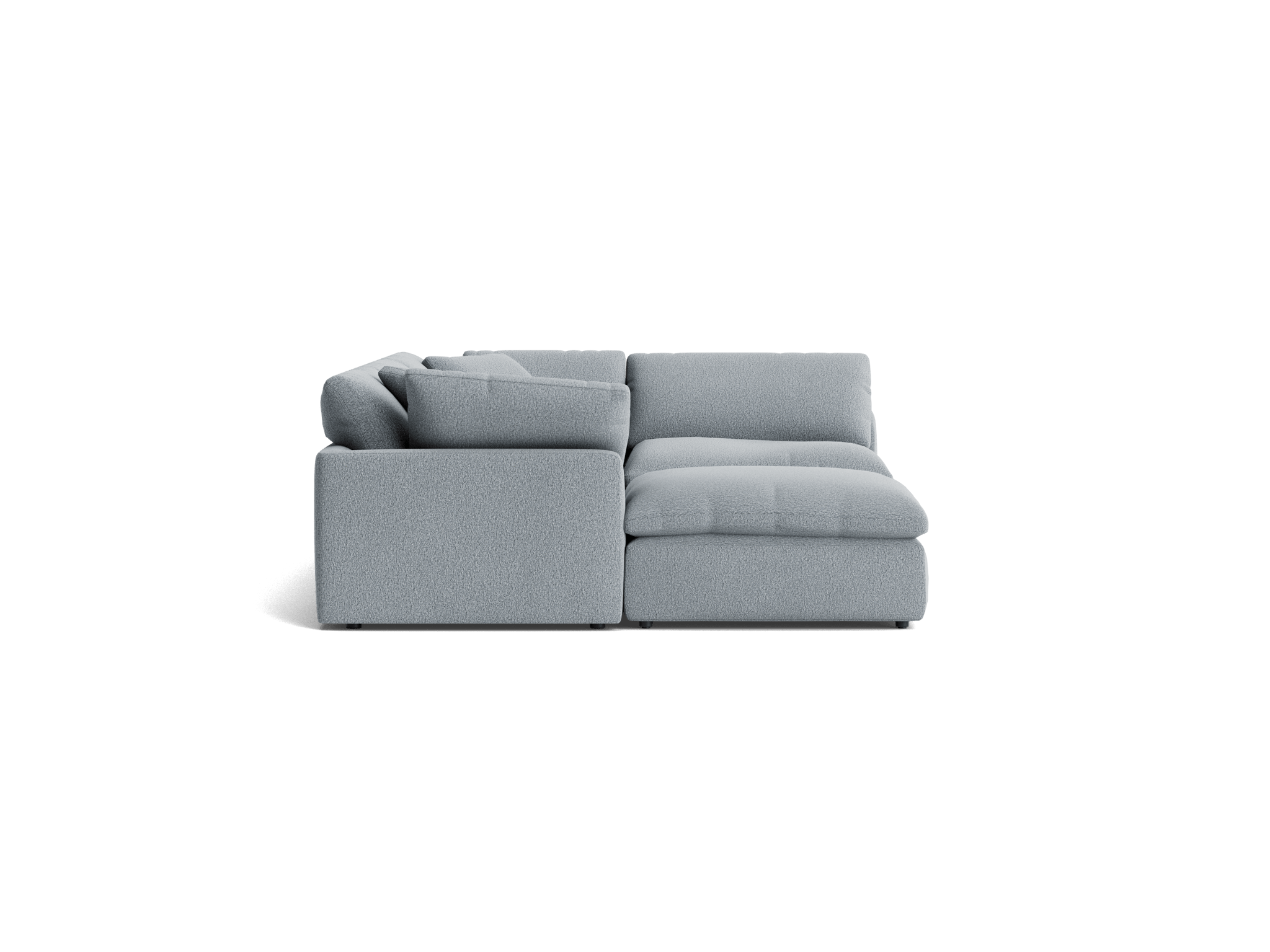 bryant sofa bumper sectional %285 piece%29 synergy pewter