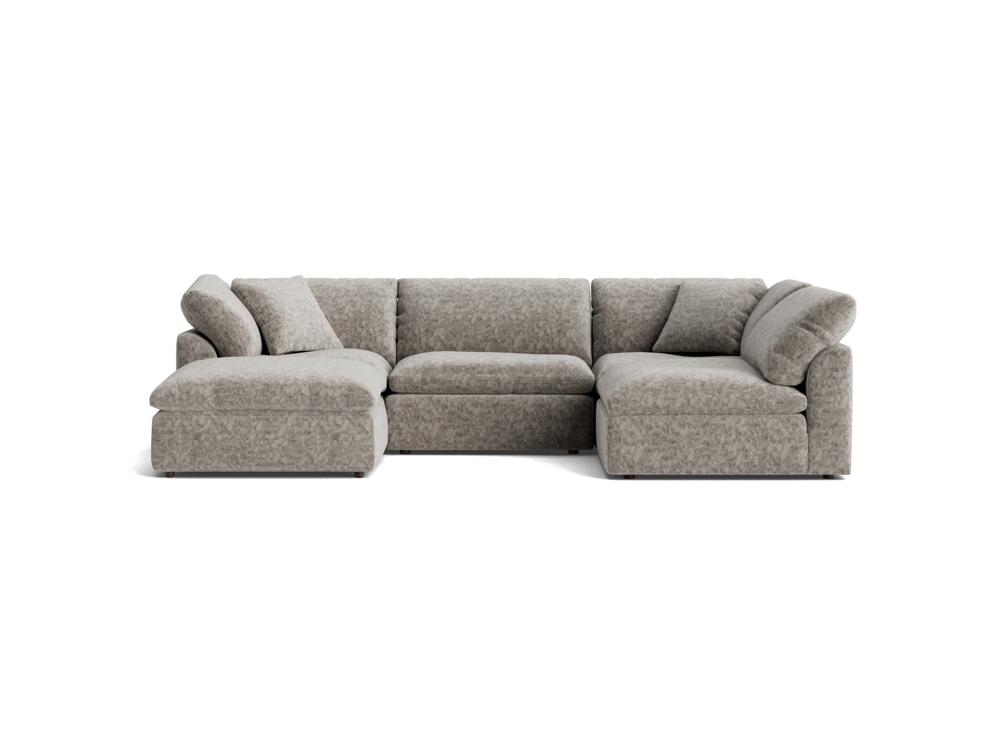 bryant sofa bumper sectional %285 piece%29 prime stone