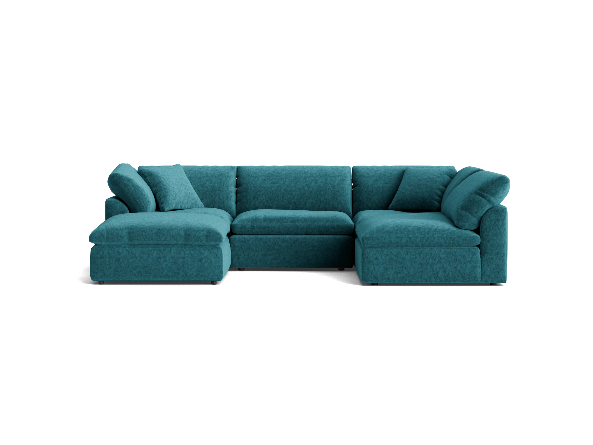 bryant sofa bumper sectional %285 piece%29 prime peacock
