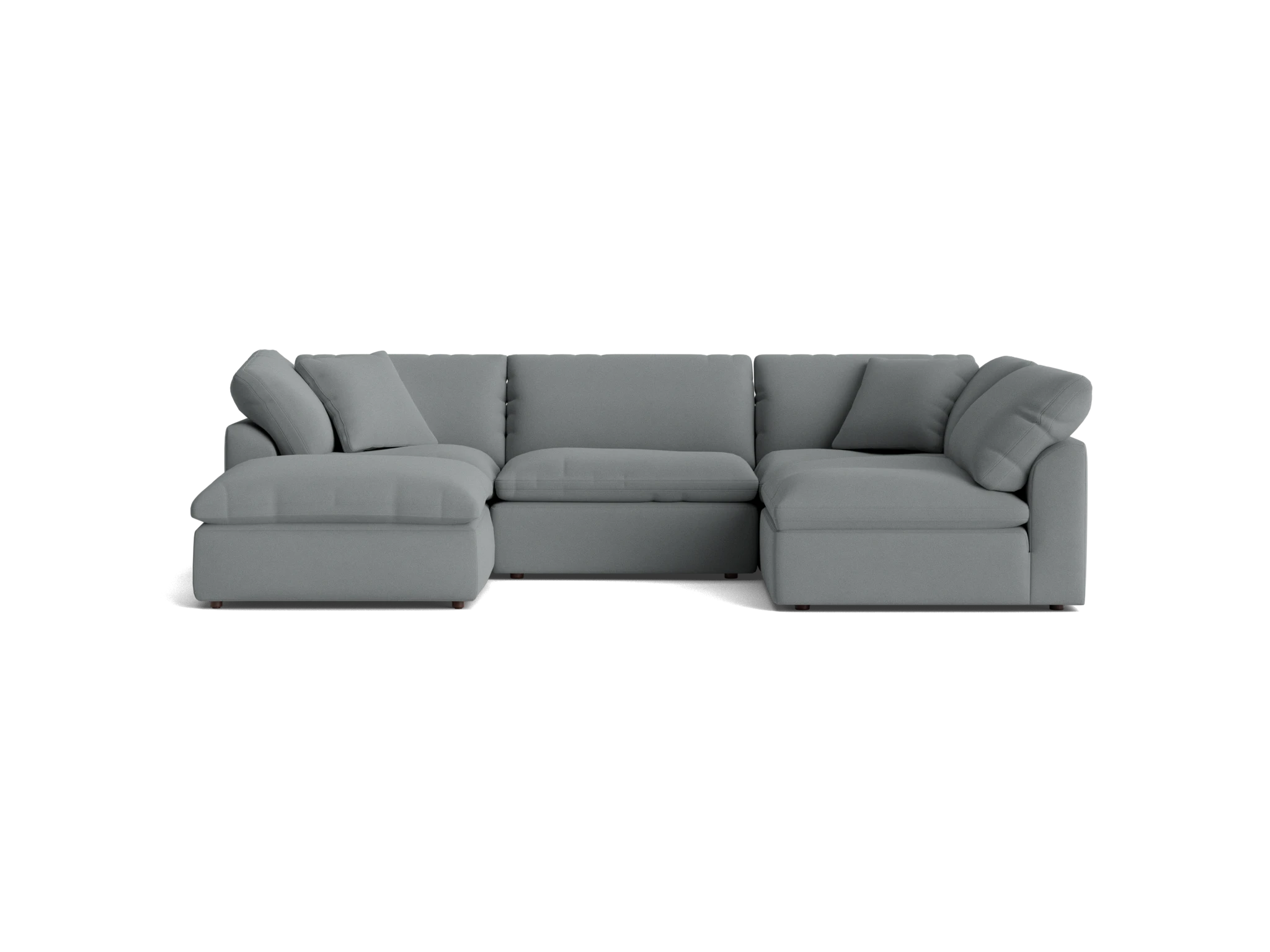 bryant sofa bumper sectional %285 piece%29 royale ash