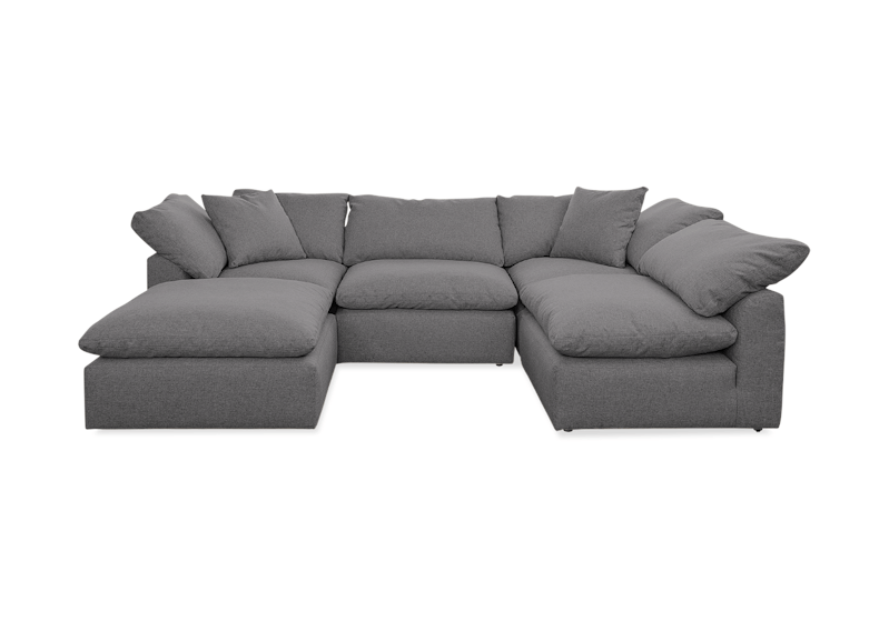 bryant sofa bumper sectional %285 piece%29 royale ash