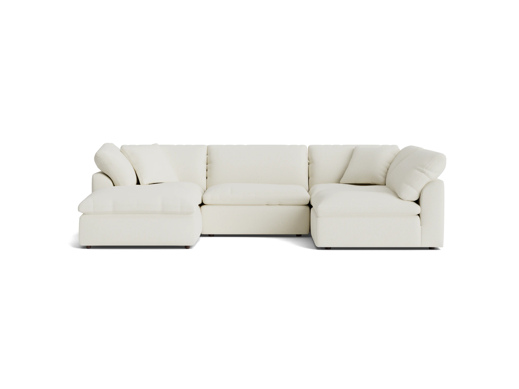 bryant sofa bumper sectional %285 piece%29 tussah snow