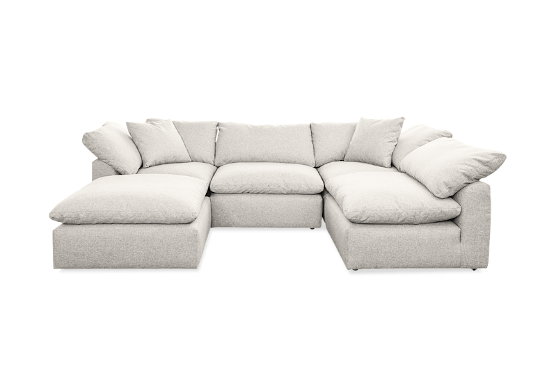bryant sofa bumper sectional %285 piece%29 tussah snow