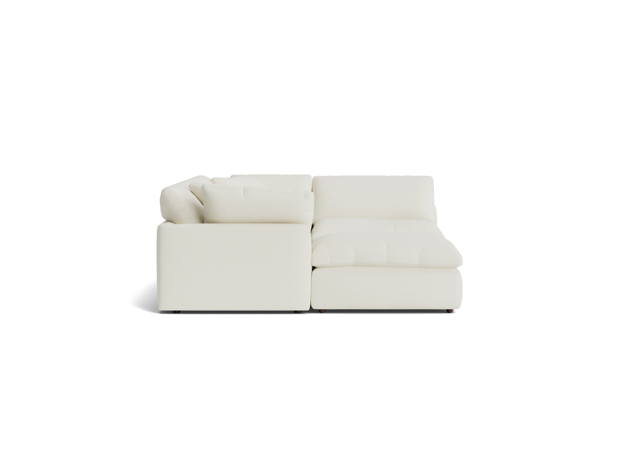 bryant sofa bumper sectional %285 piece%29 tussah snow
