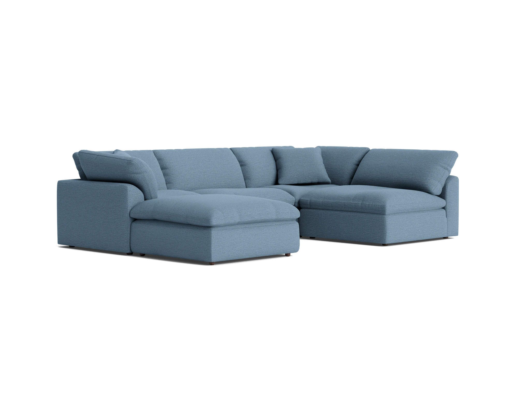 bryant sofa bumper sectional %285 piece%29 milo french blue