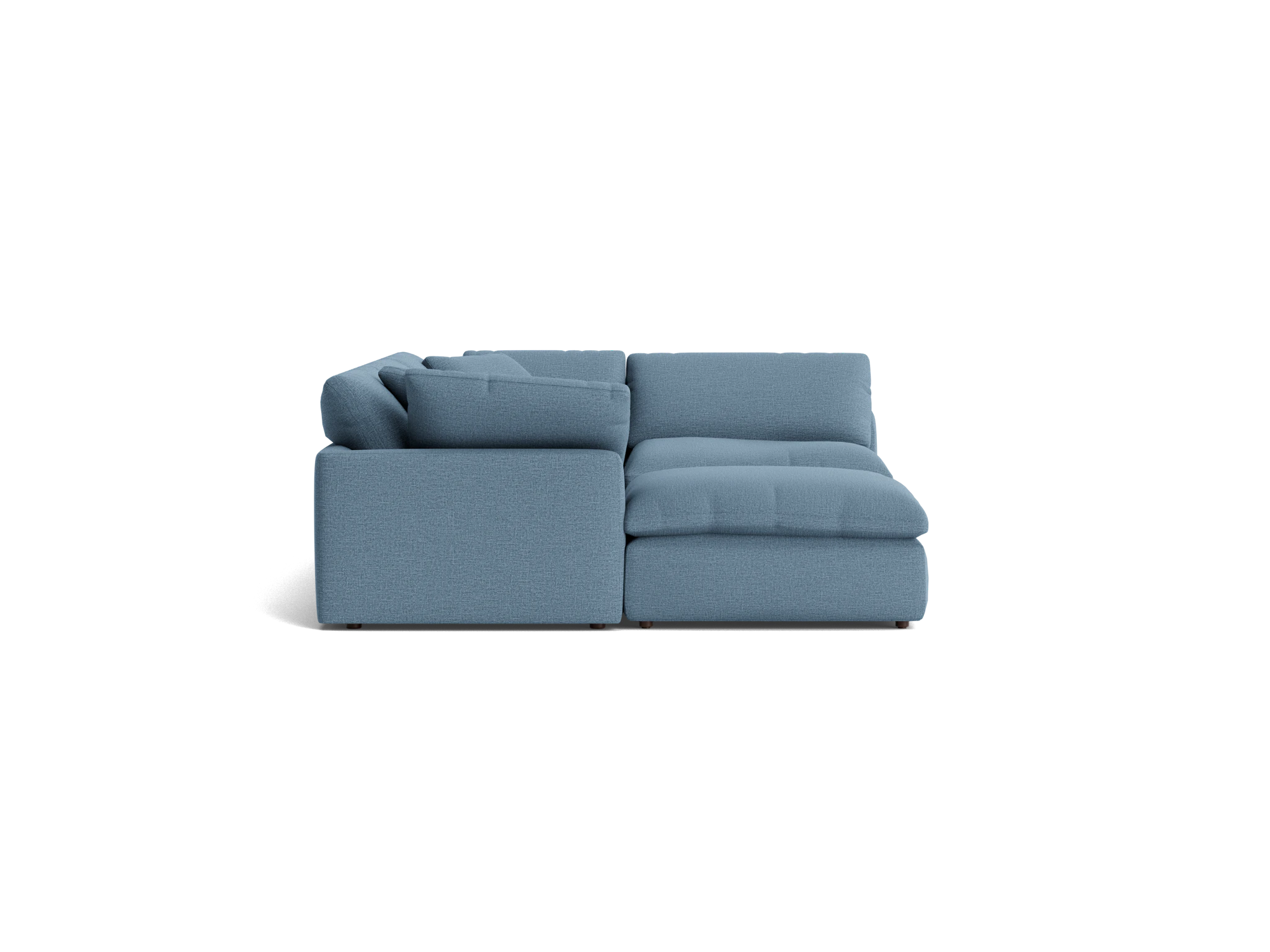 bryant sofa bumper sectional %285 piece%29 milo french blue