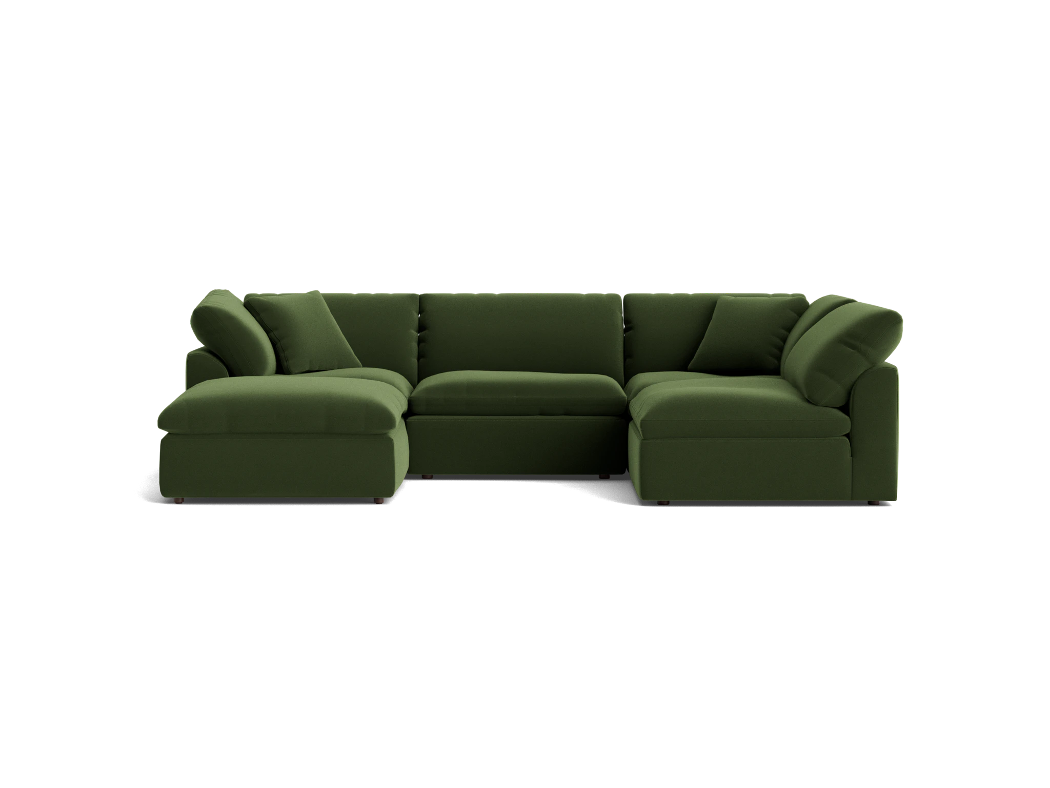 bryant sofa bumper sectional %285 piece%29 royale forest
