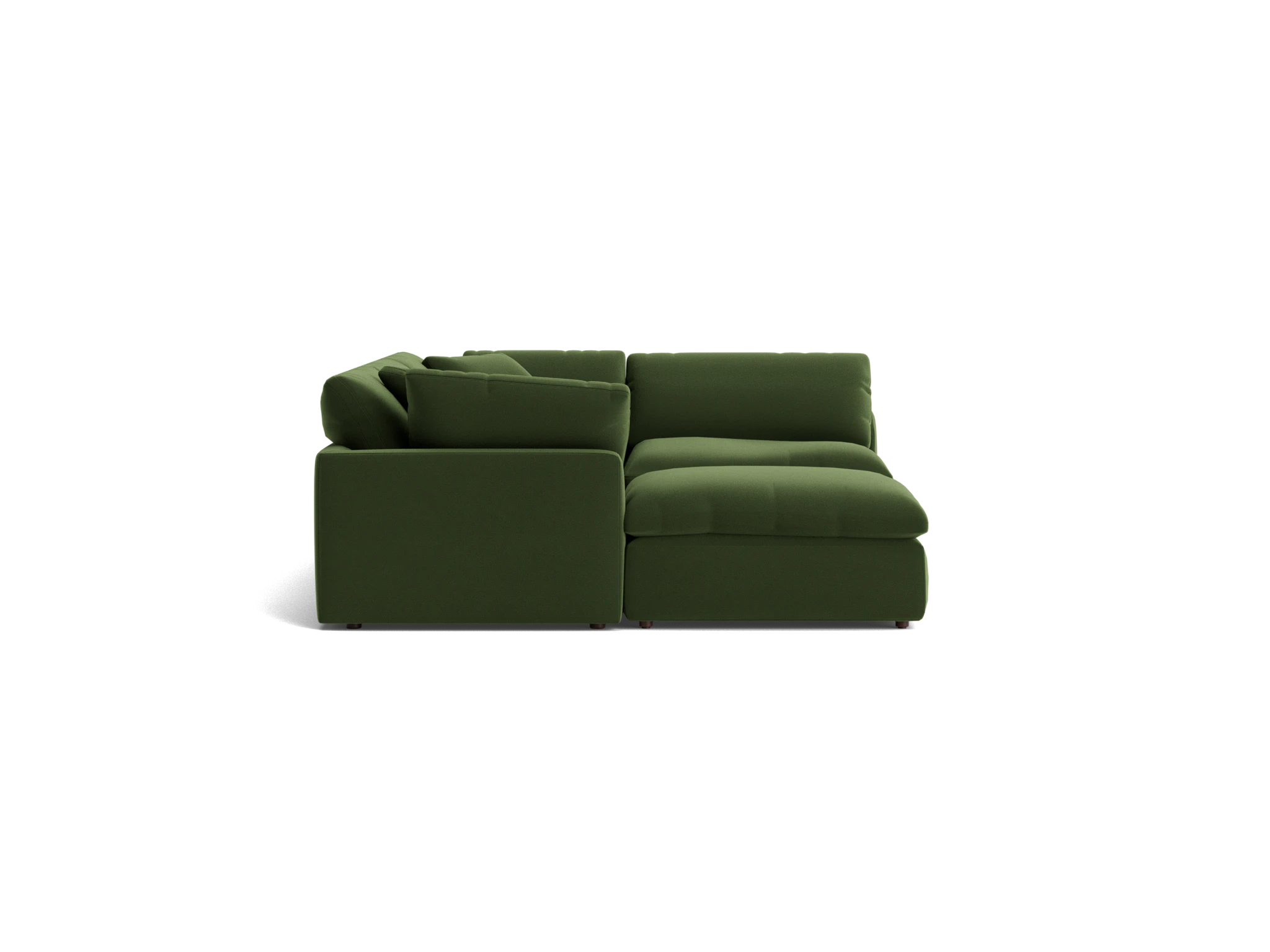 bryant sofa bumper sectional %285 piece%29 royale forest