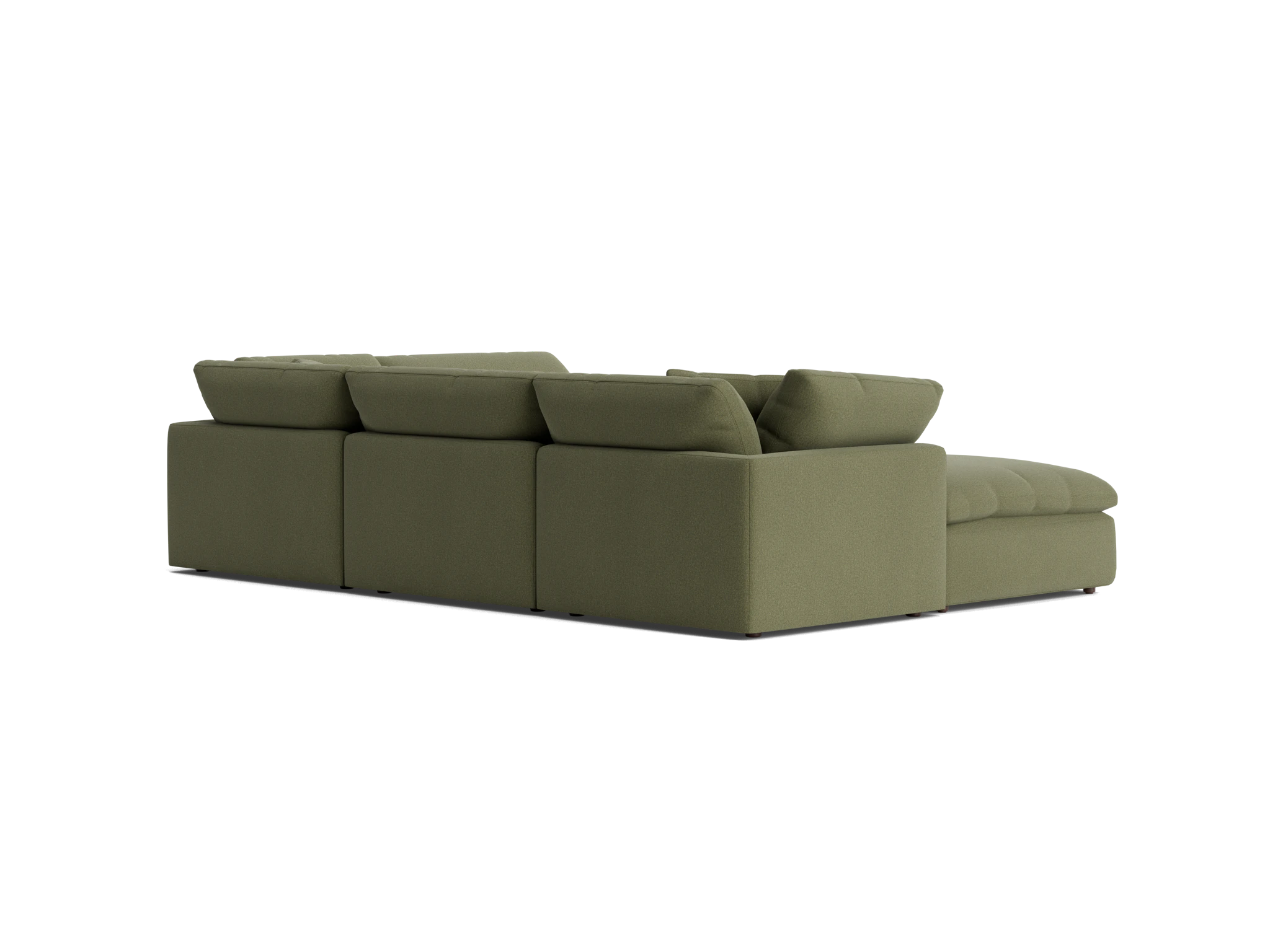 bryant sofa bumper sectional %285 piece%29 faithful olive