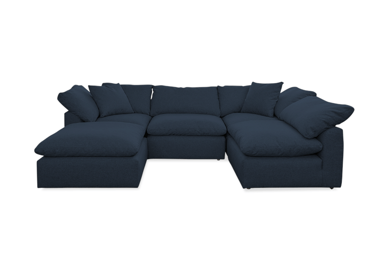 bryant sofa bumper sectional %285 piece%29 faithful indigo