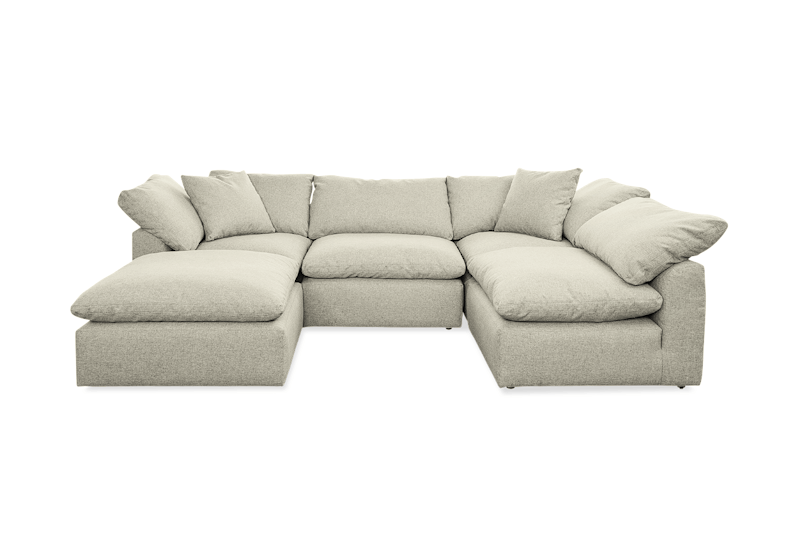 bryant sofa bumper sectional %285 piece%29 nico oyster