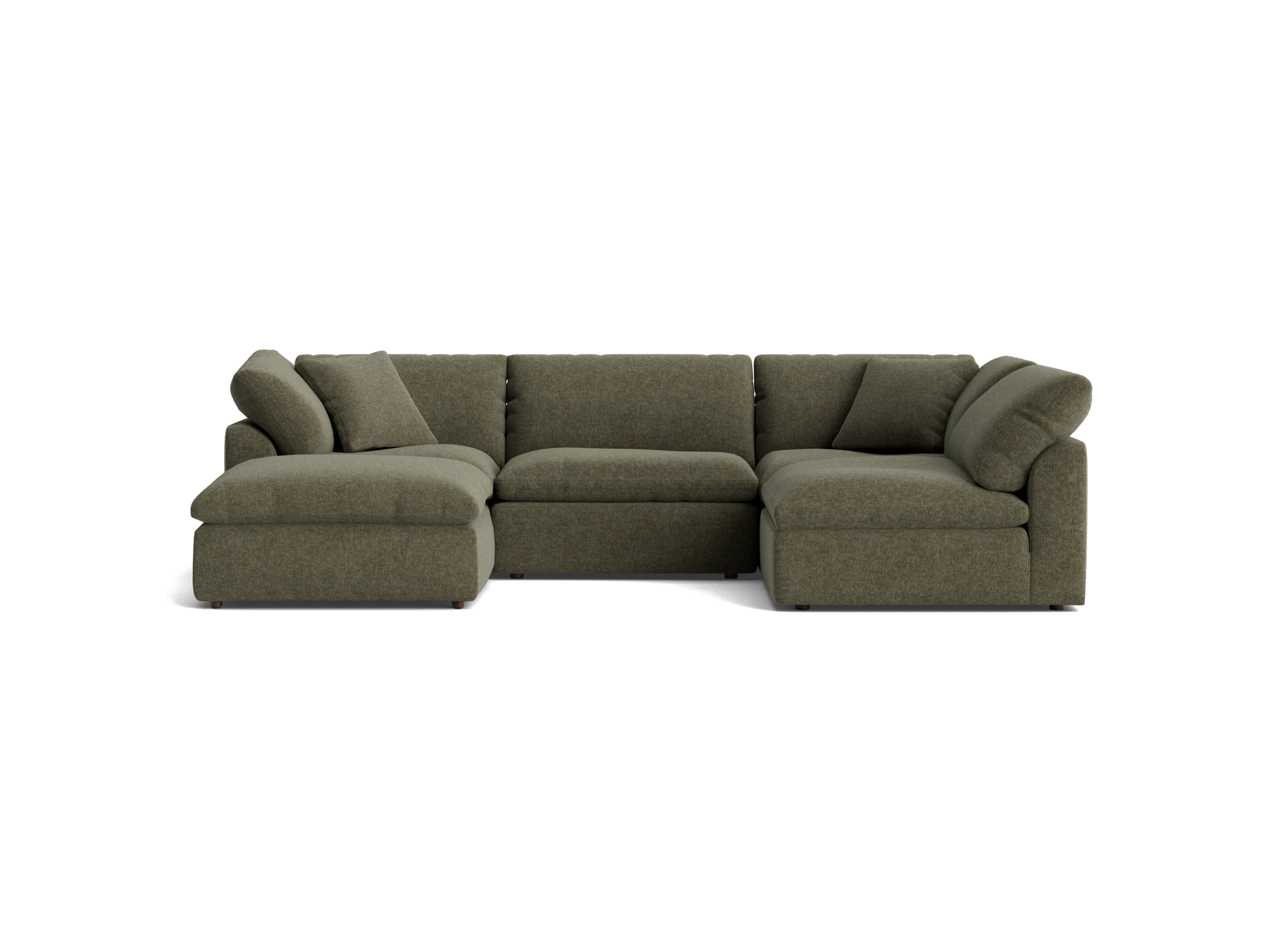 Bryant U-Sofa Bumper Sectional (5 piece)